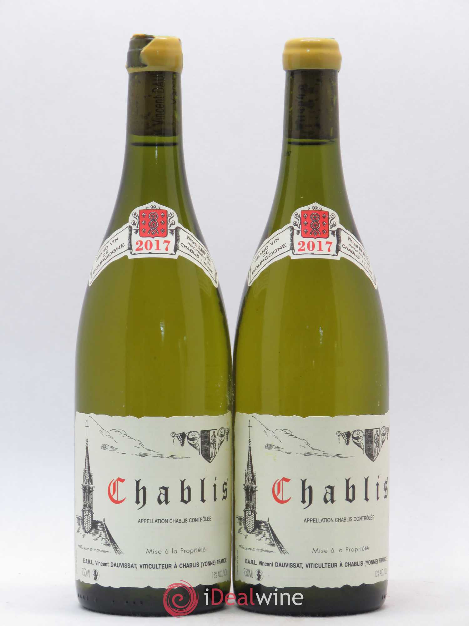 Chablis Vincent Dauvissat (Domaine) 2017 - Lot de 2 bouteilles - 0