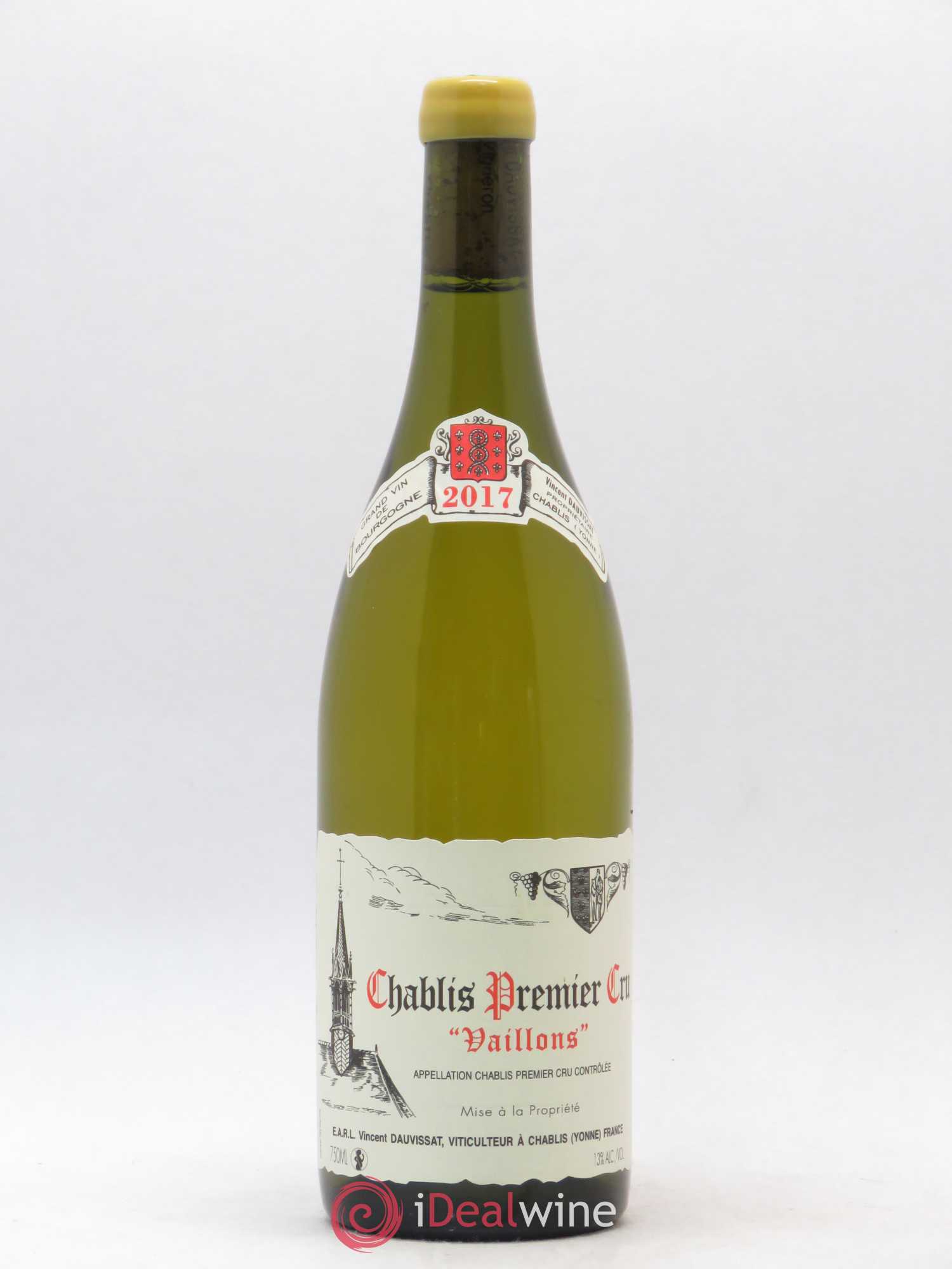 Chablis 1er Cru Vaillons Vincent Dauvissat (Domaine) 2017 - Lot de 1 bouteille - 0