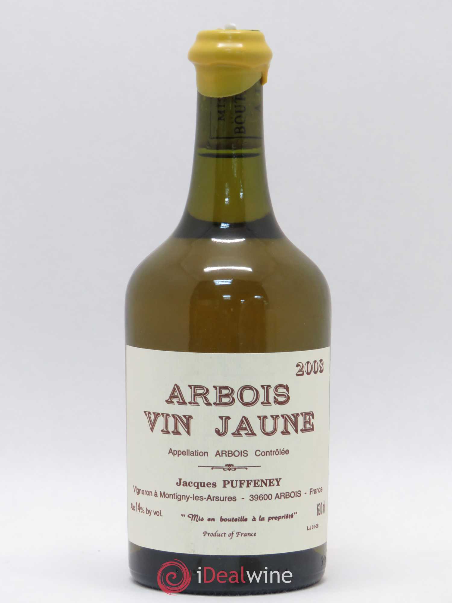Arbois Vin Jaune Jacques Puffeney 2008 - Lot de 1 bouteille - 0