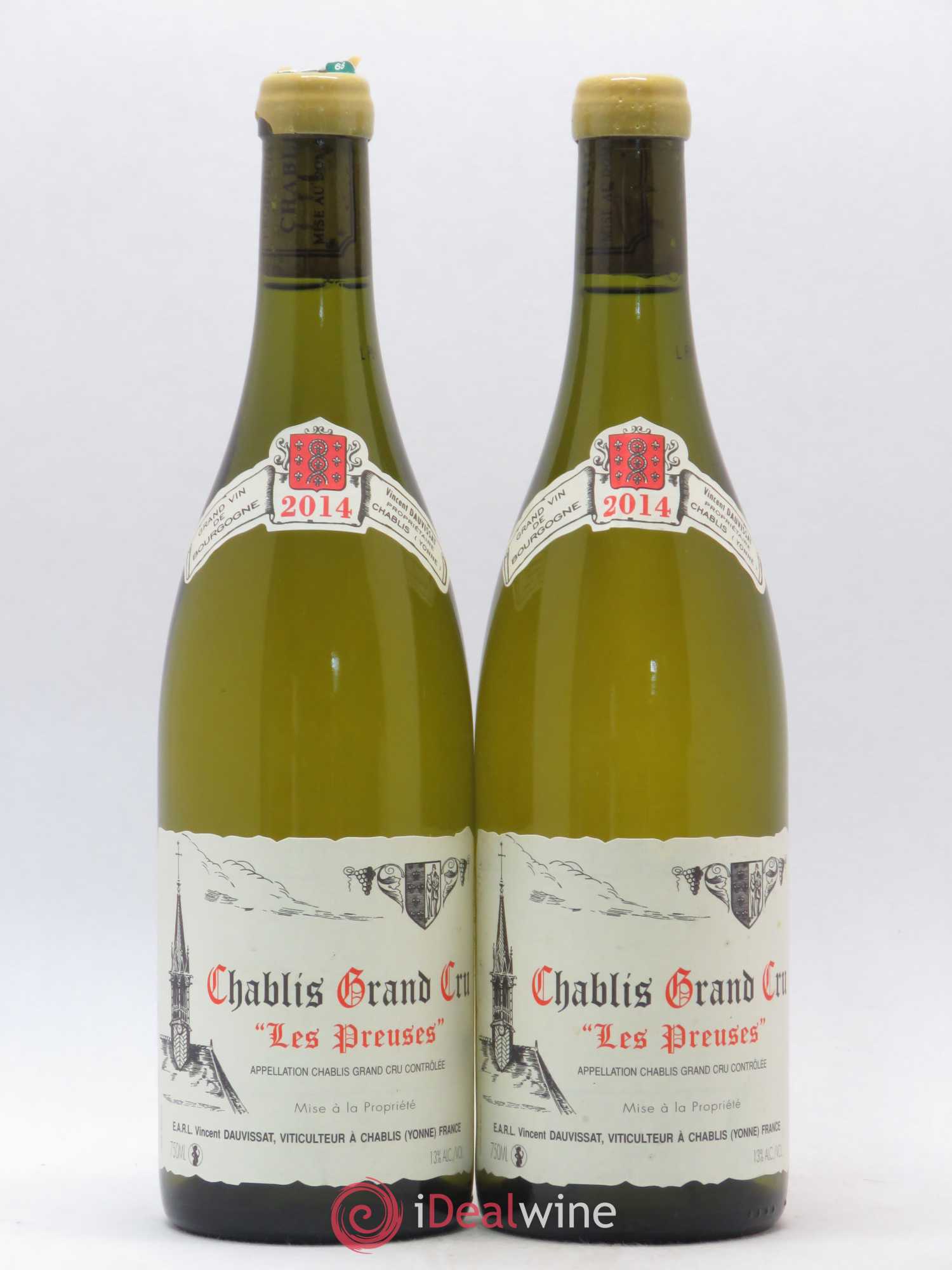 Chablis Grand Cru Les Preuses Vincent Dauvissat (Domaine) 2014 - Lot de 2 bouteilles - 0