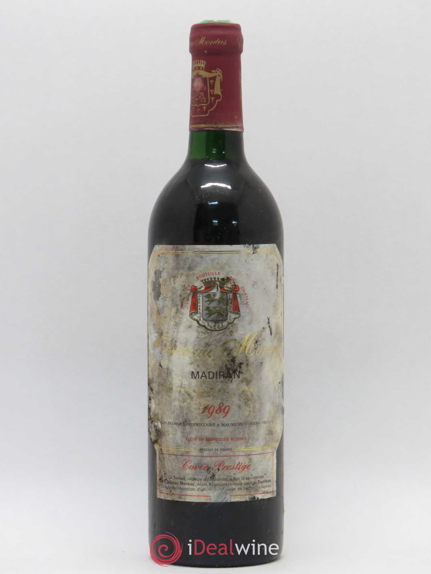 Madiran Château Montus-Prestige Alain Brumont 1989 - Lot de 1 bouteille - 0