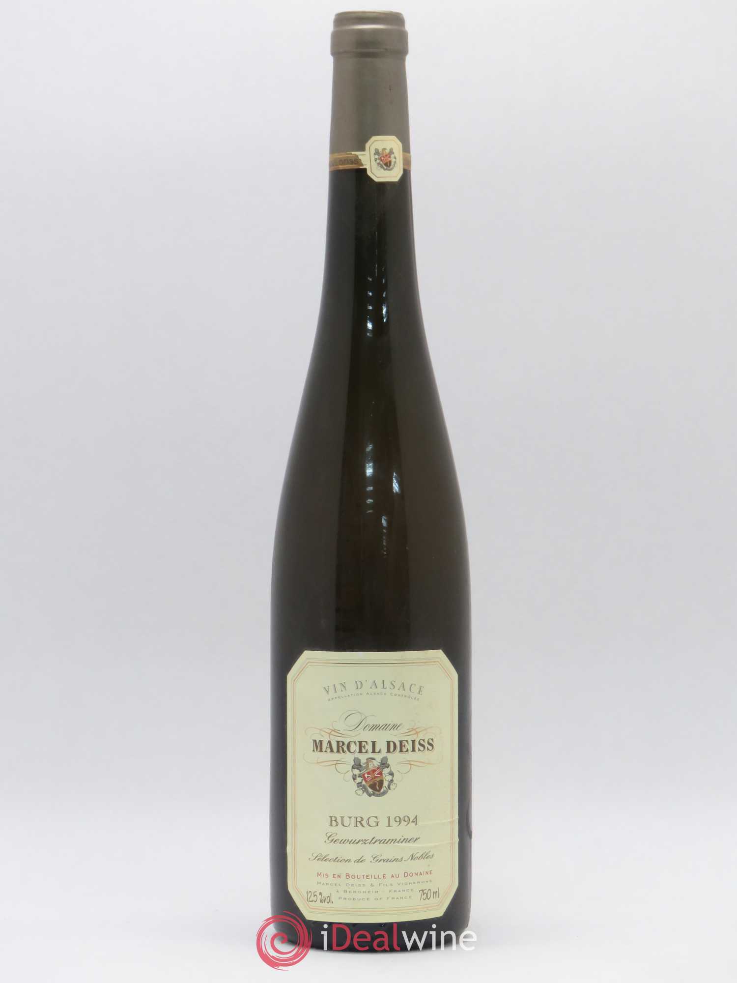 Alsace Gewurztraminer Sélection de Grains Nobles Marcel Deiss (Domaine) Burg 1988 - Lotto di 1 bottiglia - 0