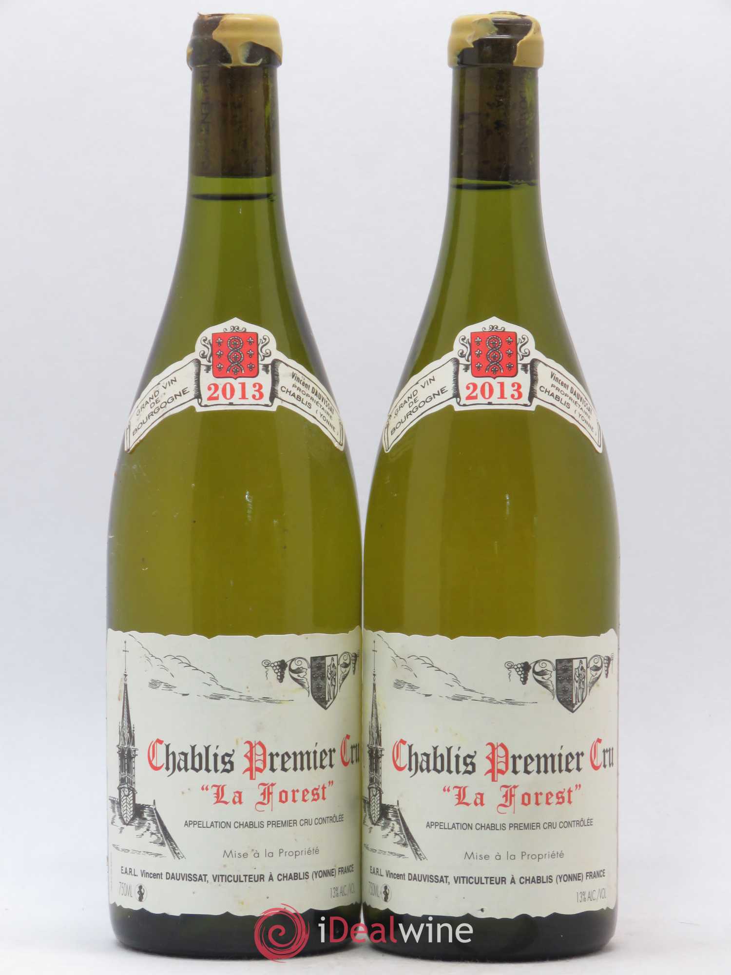 Chablis 1er Cru La Forest Vincent Dauvissat (Domaine) 2013 - Lot de 2 bouteilles - 0