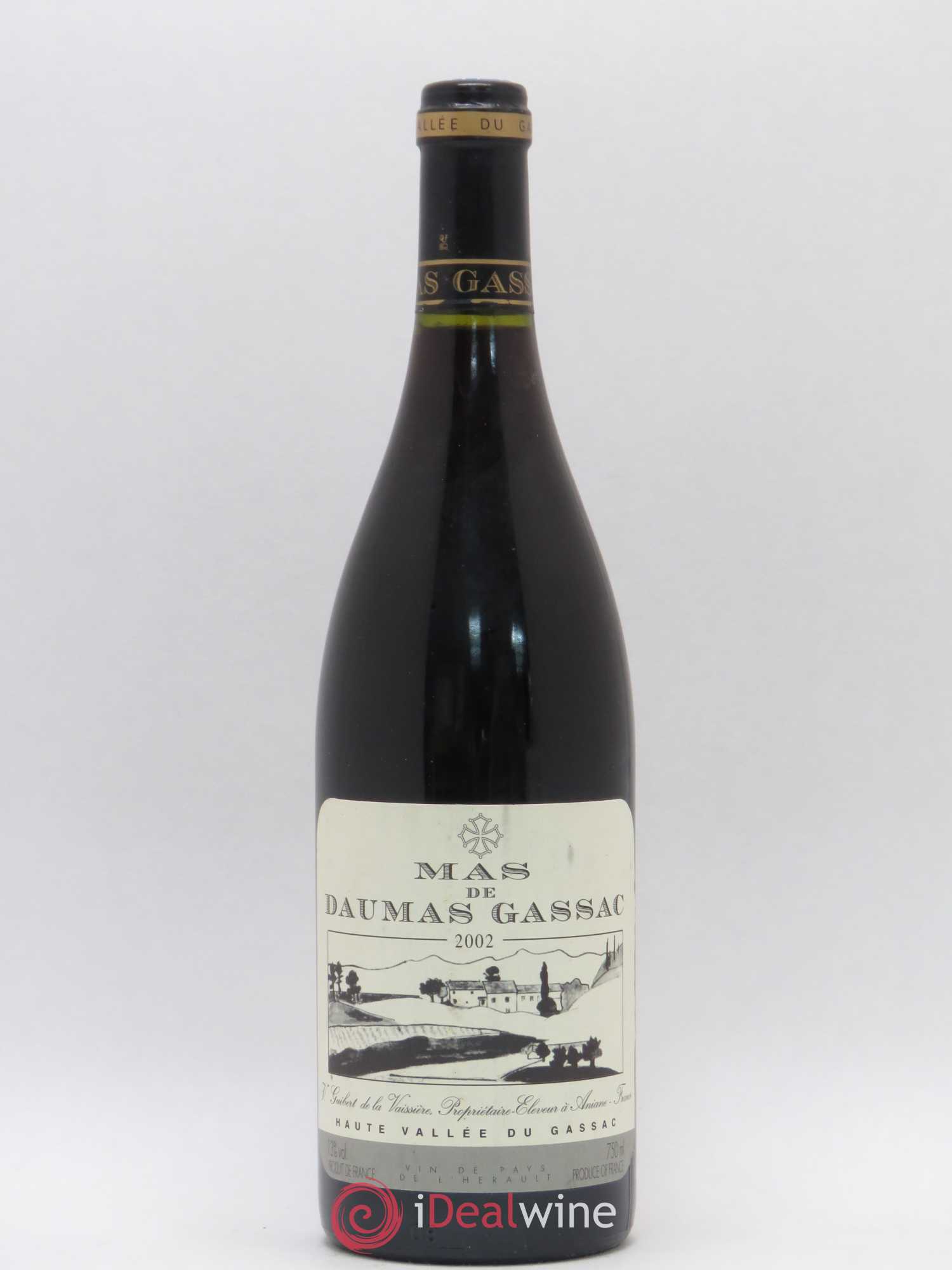 Saint-Guilhem-le-Désert - Cité d'Aniane Mas Daumas Gassac Famille Guibert de La Vaissière (sans prix de réserve) 2002 - Lot de 1 bouteille - 0