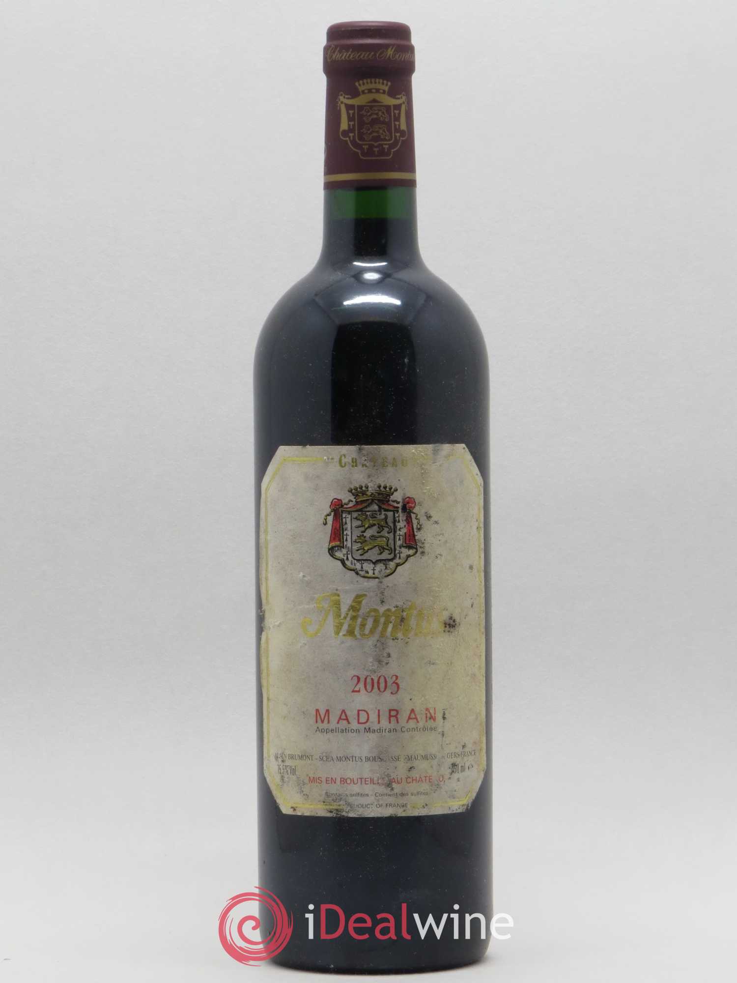 Madiran Château Montus Alain Brumont 2003 - Lot de 1 bouteille - 0