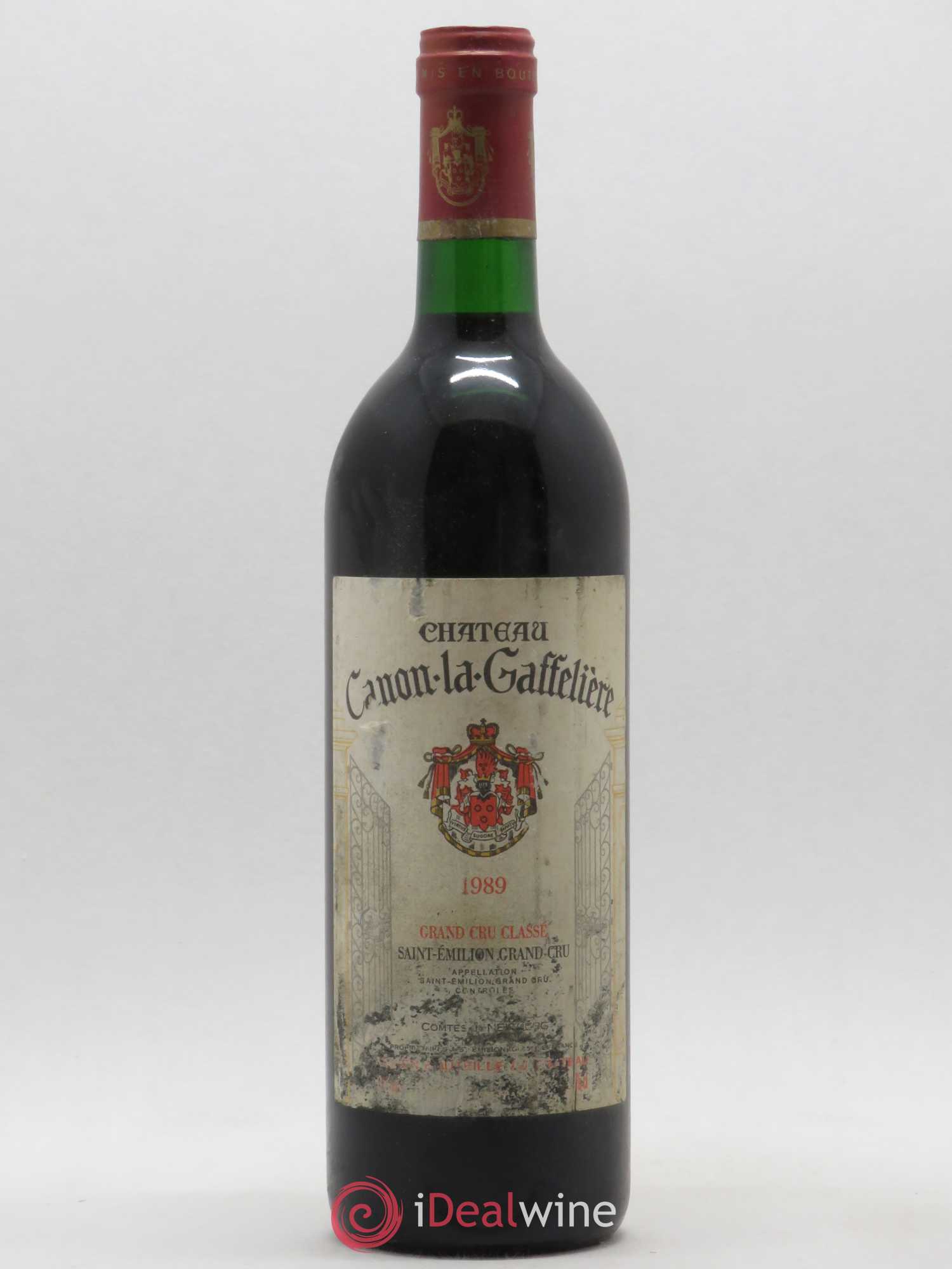 Château Canon la Gaffelière 1er Grand Cru Classé B 1989 - Lot de 1 bouteille - 0