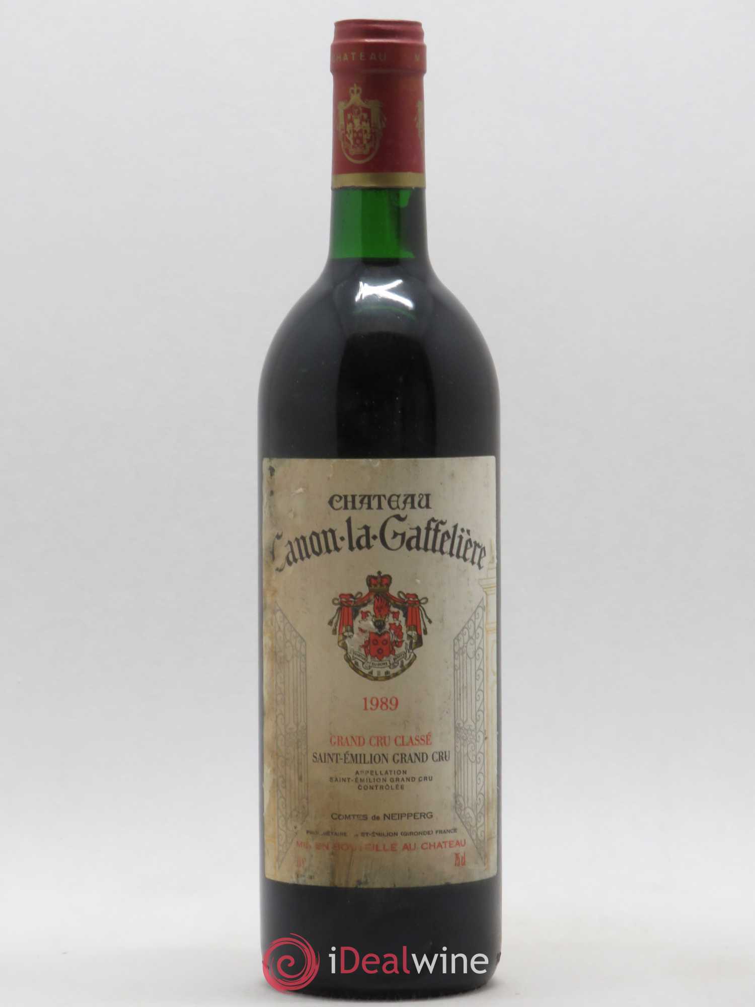 Château Canon la Gaffelière 1er Grand Cru Classé B 1989 - Lot de 1 bouteille - 0