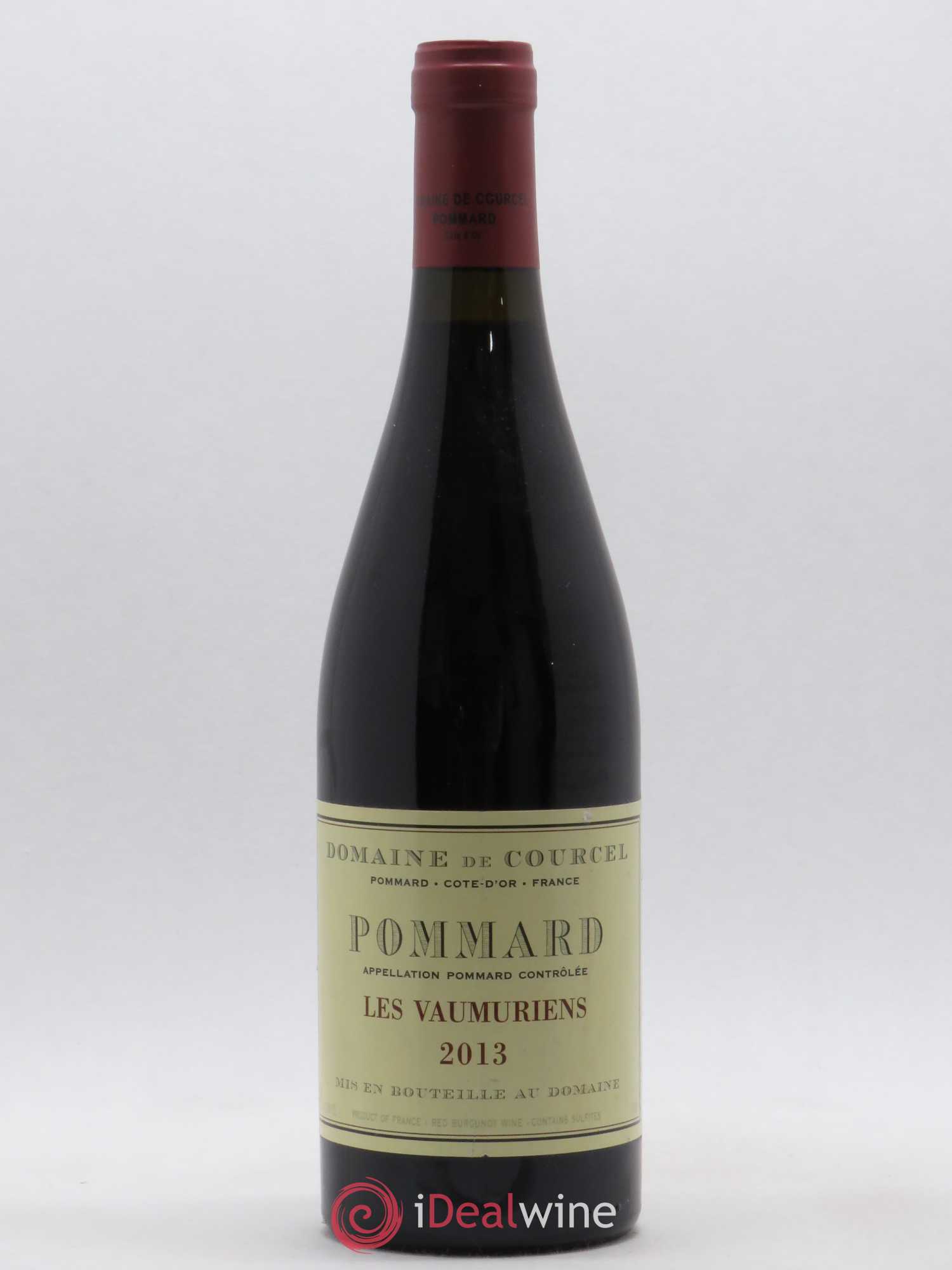 Pommard Les Vaumuriens de Courcel (Domaine) 2013 - Lot de 1 bouteille - 0