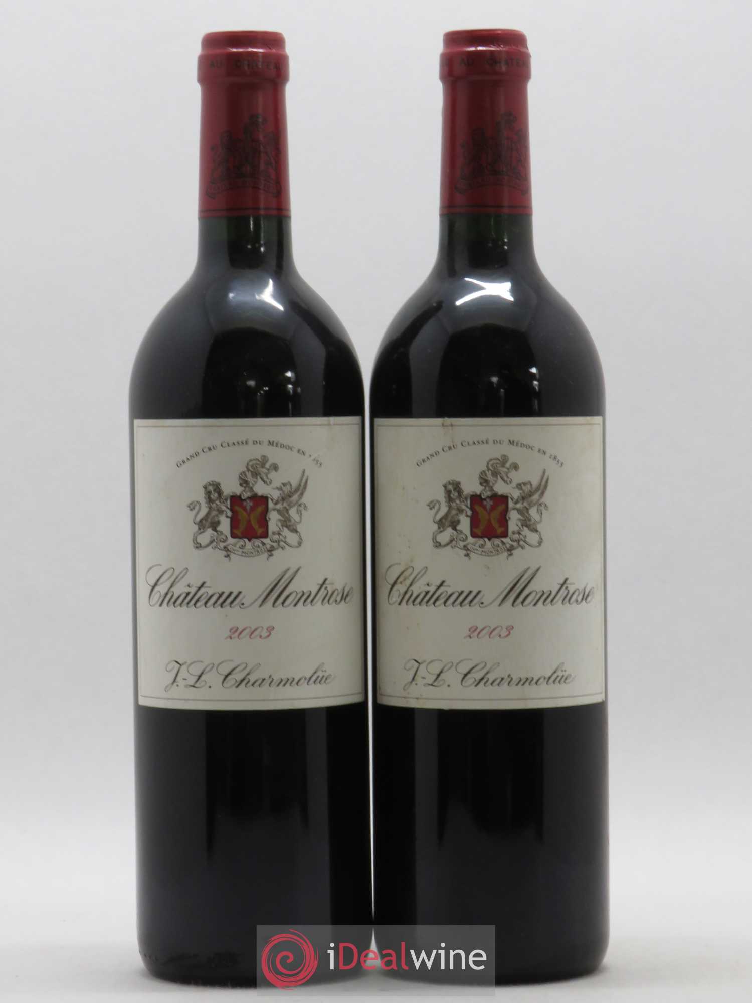 Château Montrose 2ème Grand Cru Classé 2003 - Lot de 2 bouteilles - 0