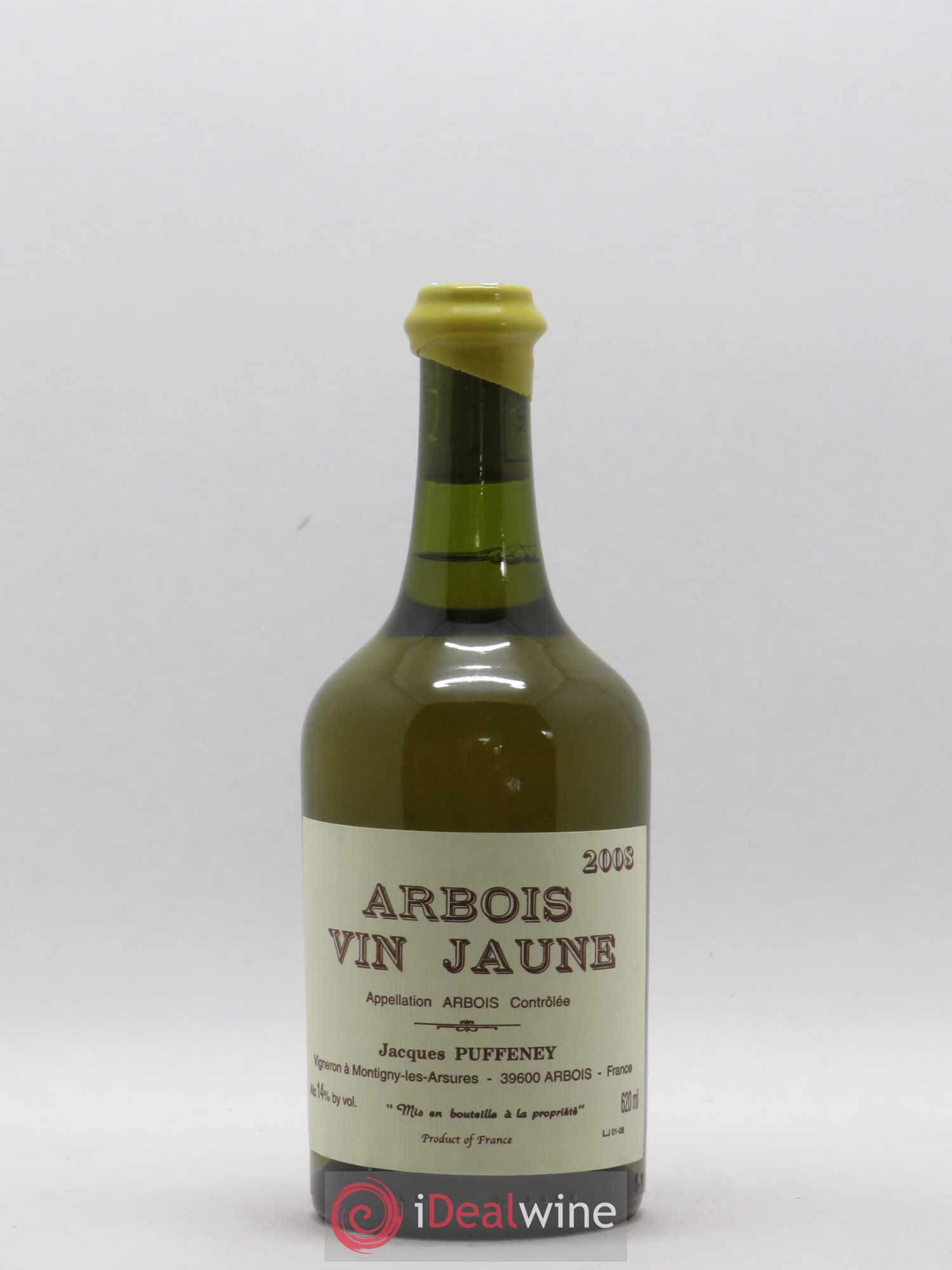 Arbois Vin Jaune Jacques Puffeney 2008 - Lot de 1 bouteille - 0