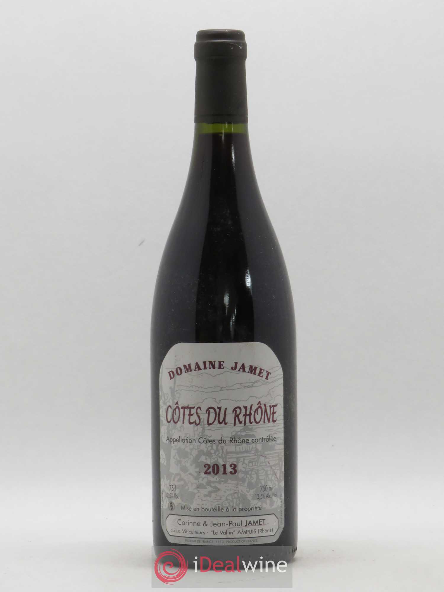 Côtes-du-Rhône Jamet (Domaine) 2013 - Lot de 1 bouteille - 0