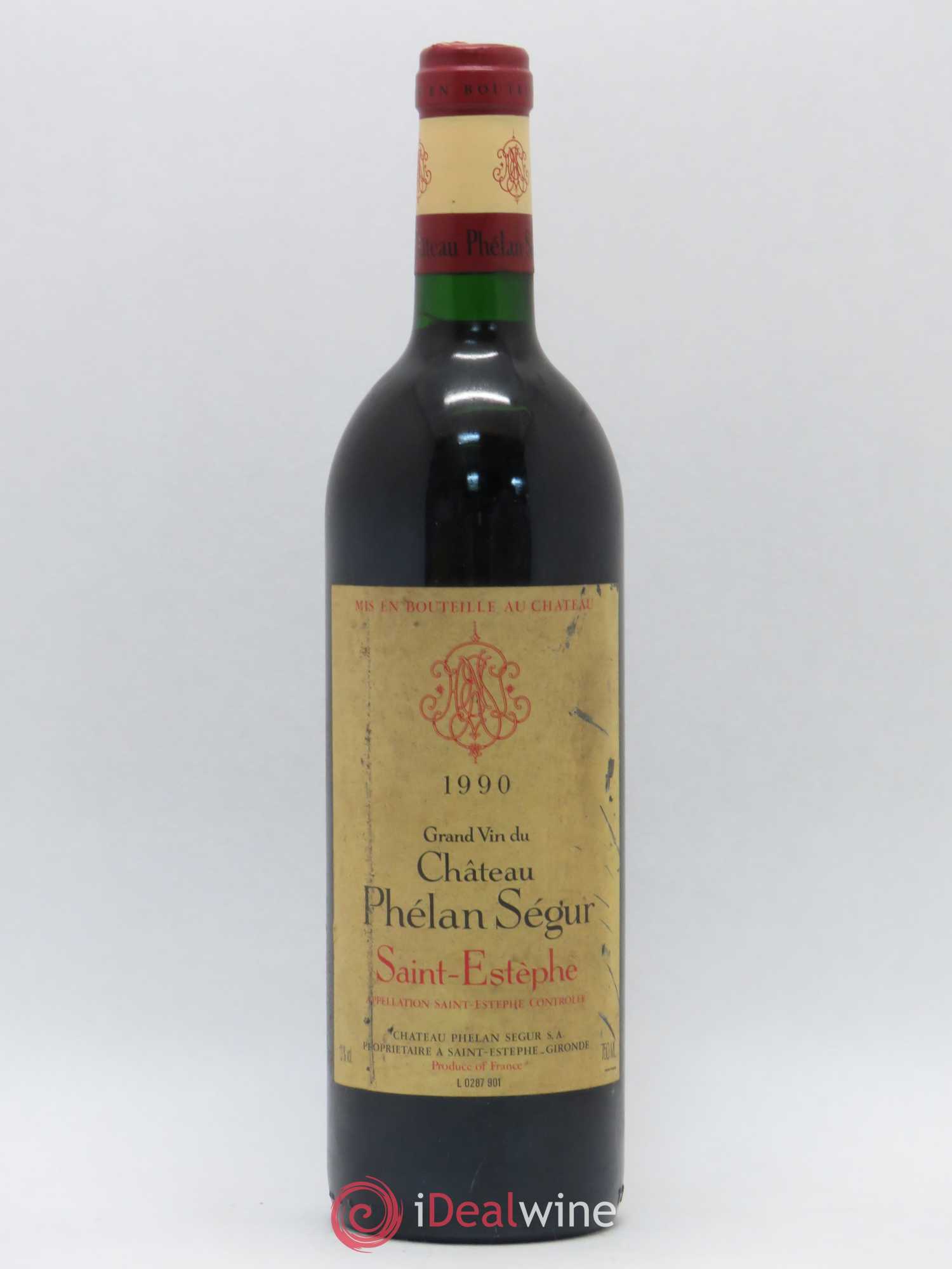 Château Phélan Ségur 1990 - Lot de 1 bouteille - 0