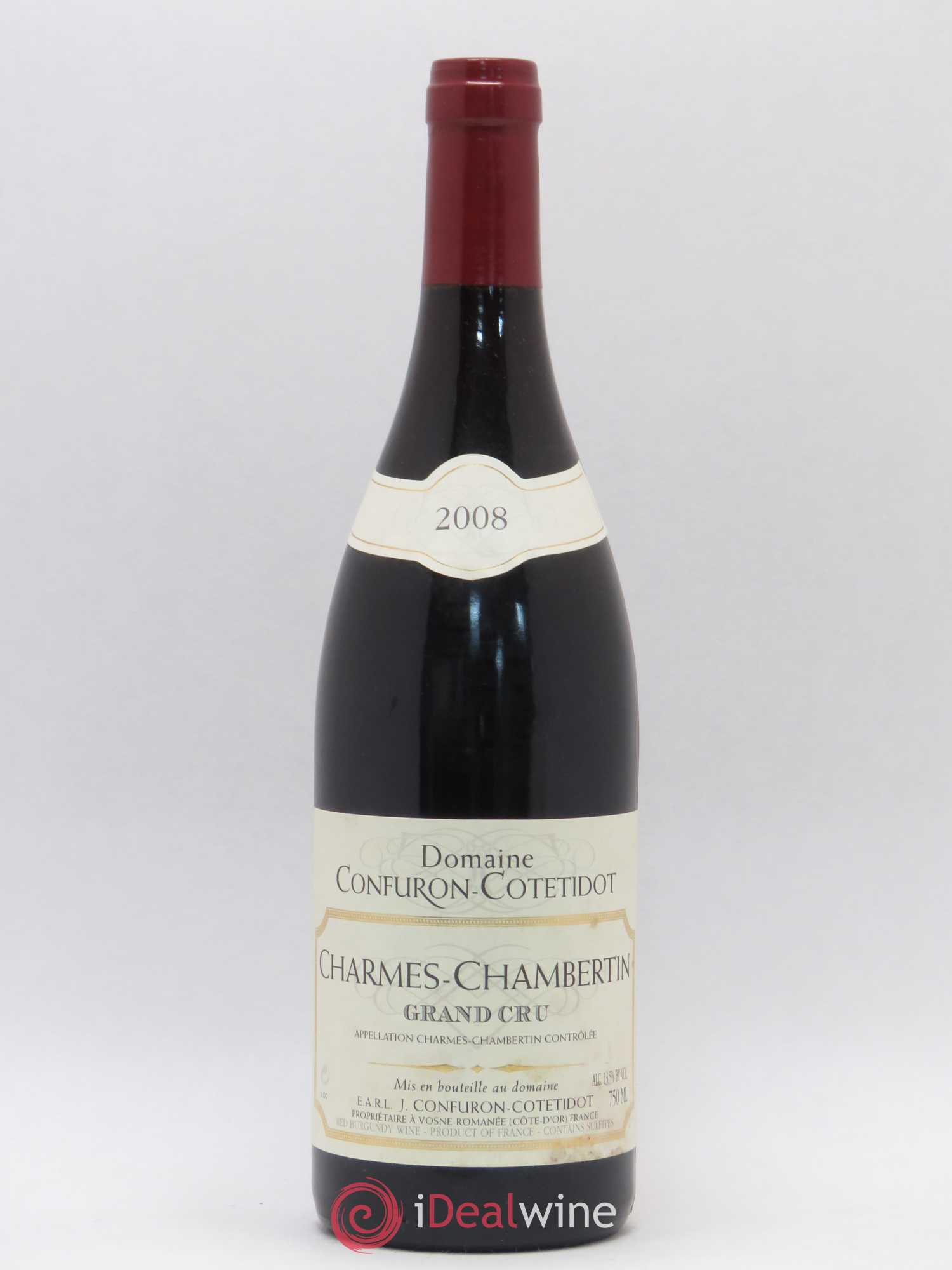 Charmes-Chambertin Grand Cru Confuron-Cotetidot 2008 - Lot de 1 bouteille - 0