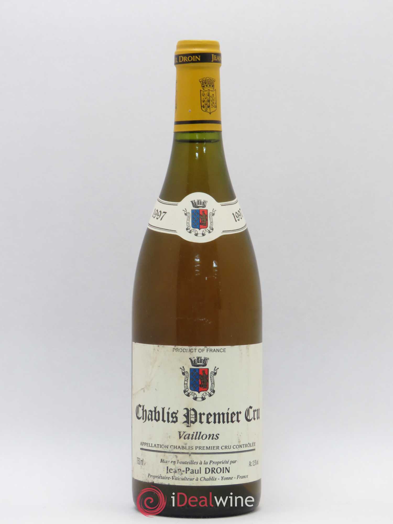 Chablis 1er Cru Vaillons Jean-Paul & Benoît Droin (Domaine) 1997 - Lot de 1 bouteille - 0
