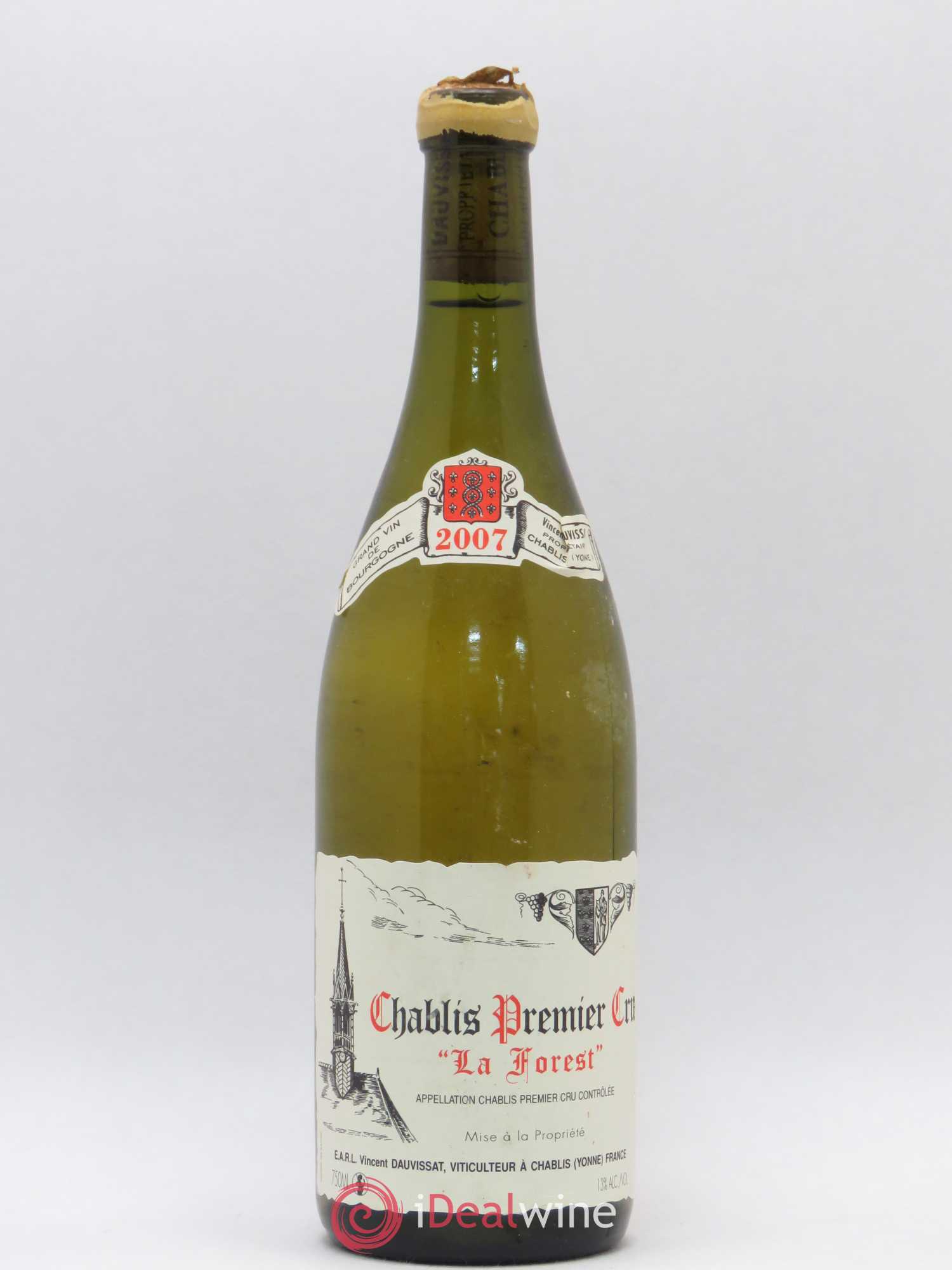 Chablis 1er Cru La Forest Vincent Dauvissat (Domaine) 2007 - Lot de 1 bouteille - 0