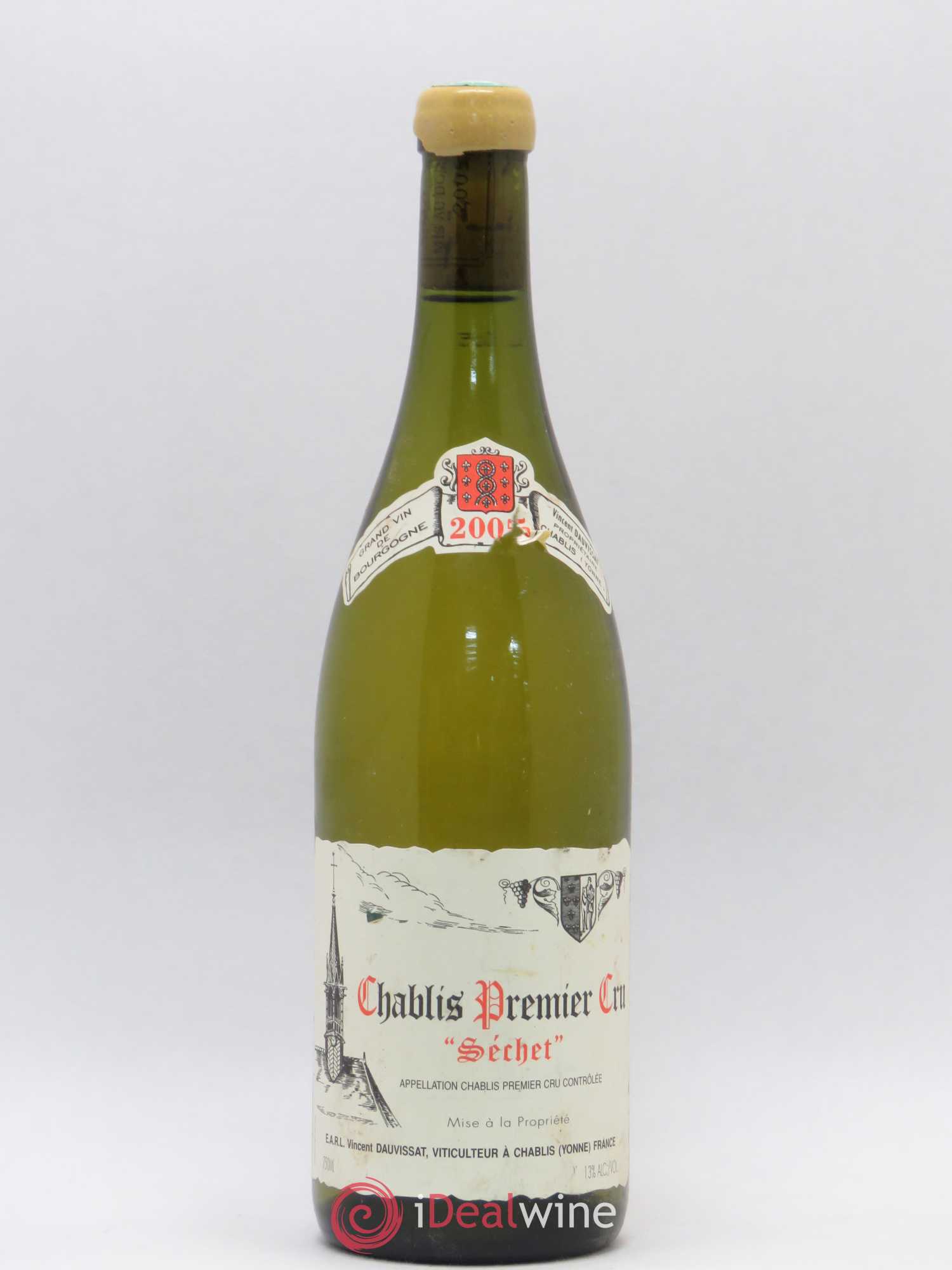 Chablis 1er Cru Séchet Vincent Dauvissat (Domaine) 2005 - Lot de 1 bouteille - 0