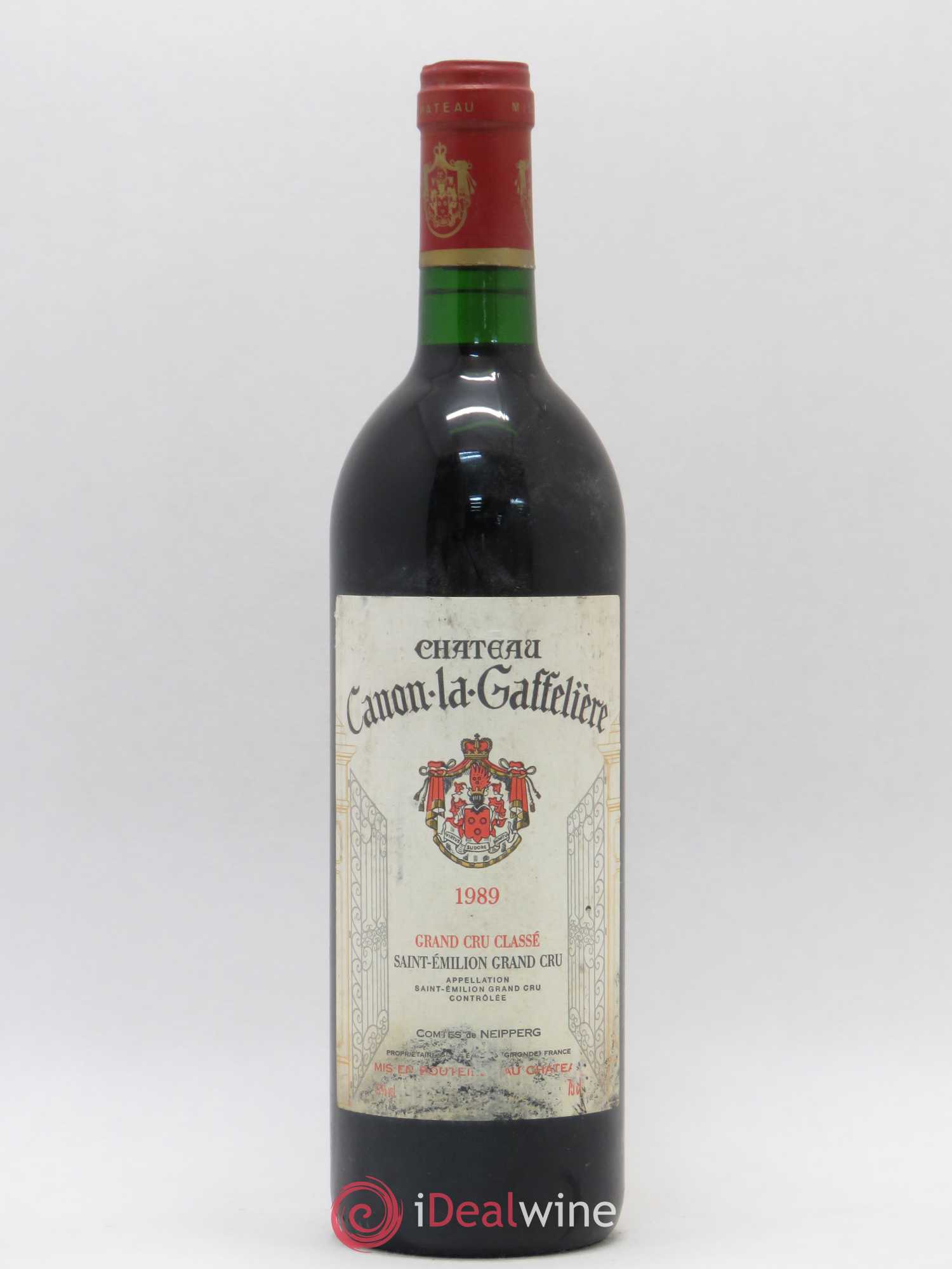 Château Canon la Gaffelière 1er Grand Cru Classé B 1989 - Lot de 1 bouteille - 0