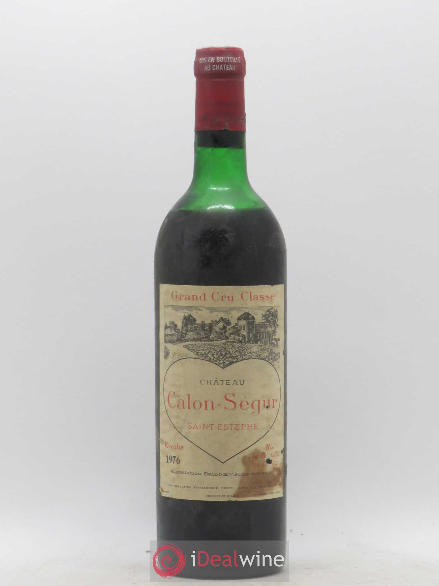 Château Calon Ségur 3ème Grand Cru Classé 1976 - Lot de 1 bouteille - 0
