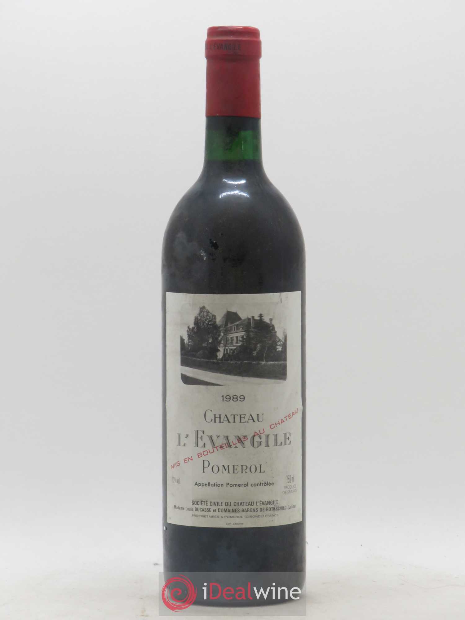 Château l' Évangile 1989 - Lot de 1 bouteille - 0