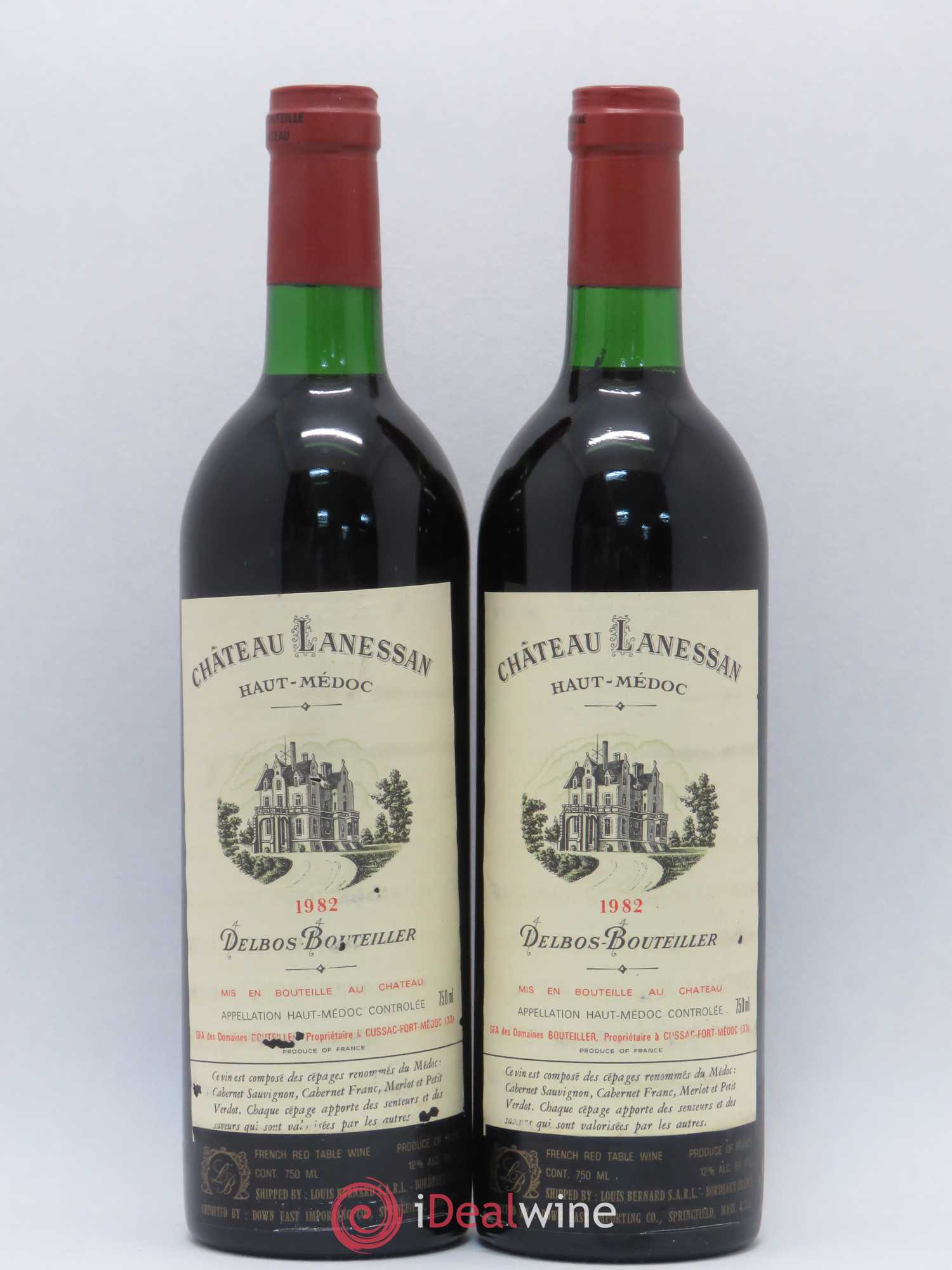 Château Lanessan Cru Bourgeois 1982 - Lot de 5 bouteilles - 2