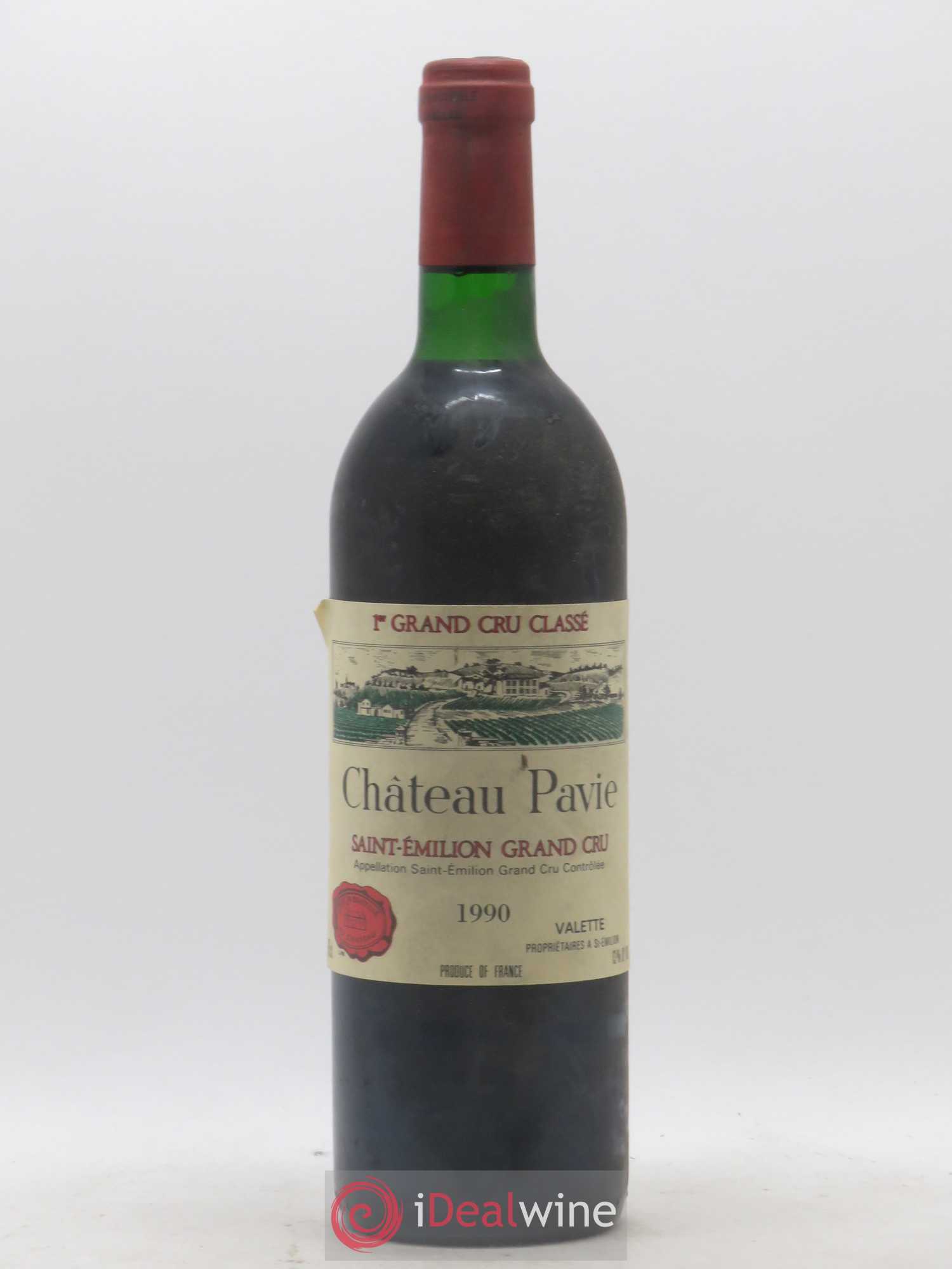 Château Pavie 1er Grand Cru Classé A 1990 - Lot de 1 bouteille - 0
