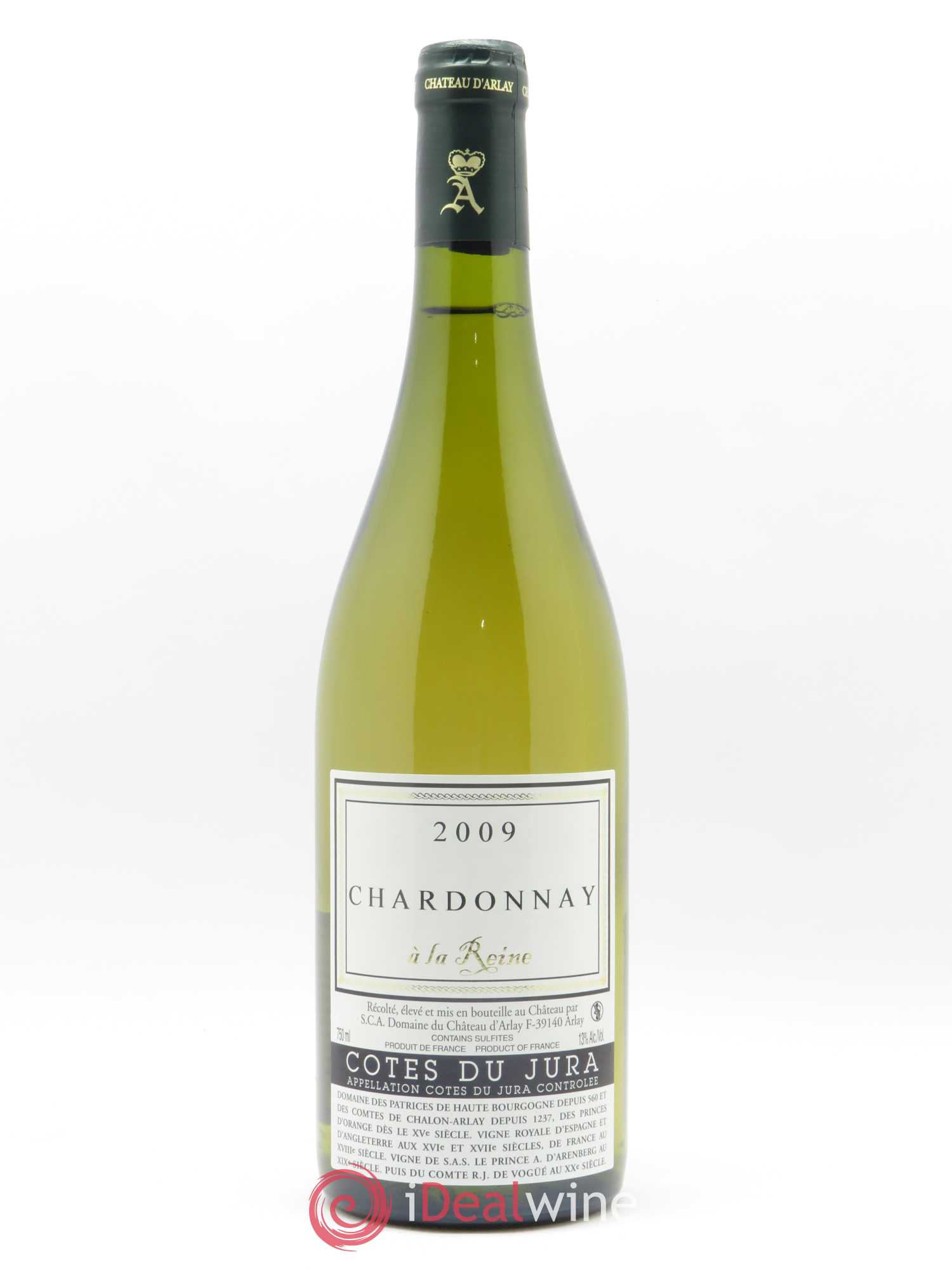 Côtes du Jura Chardonnay à la Reine Château d'Arlay 2009 - Lot de 1 bouteille - 0