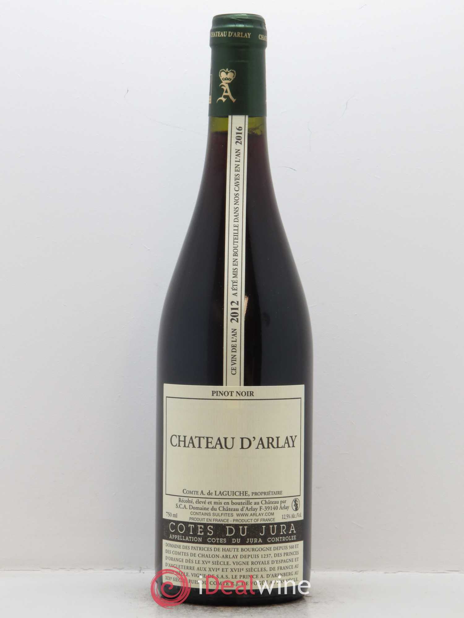 Côtes du Jura Château d'Arlay 2012 - Lot de 1 bouteille - 0