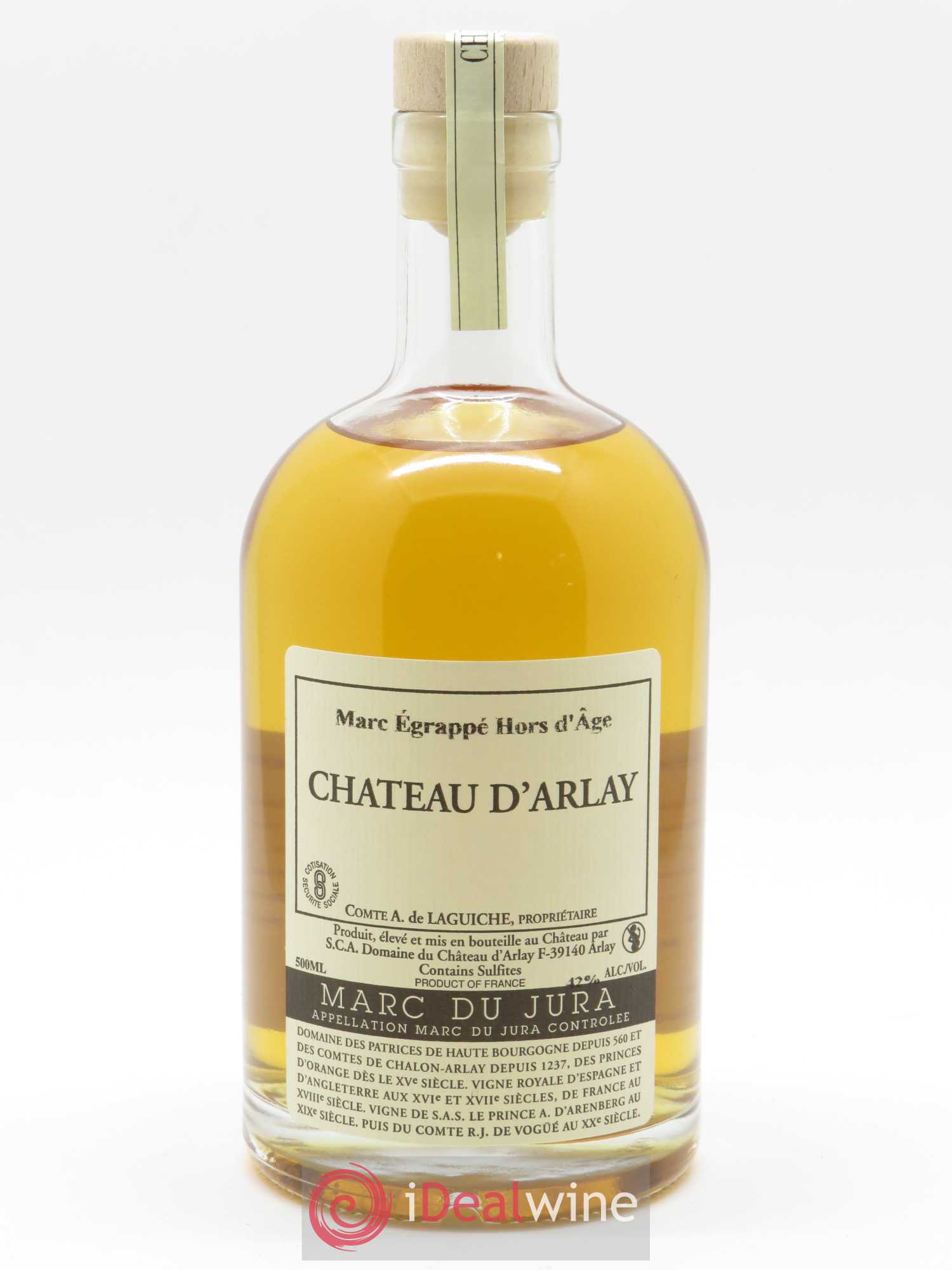 Marc de Savagnin Château d'Arlay (50cl) 2007 - Lot de 1 bouteille - 0