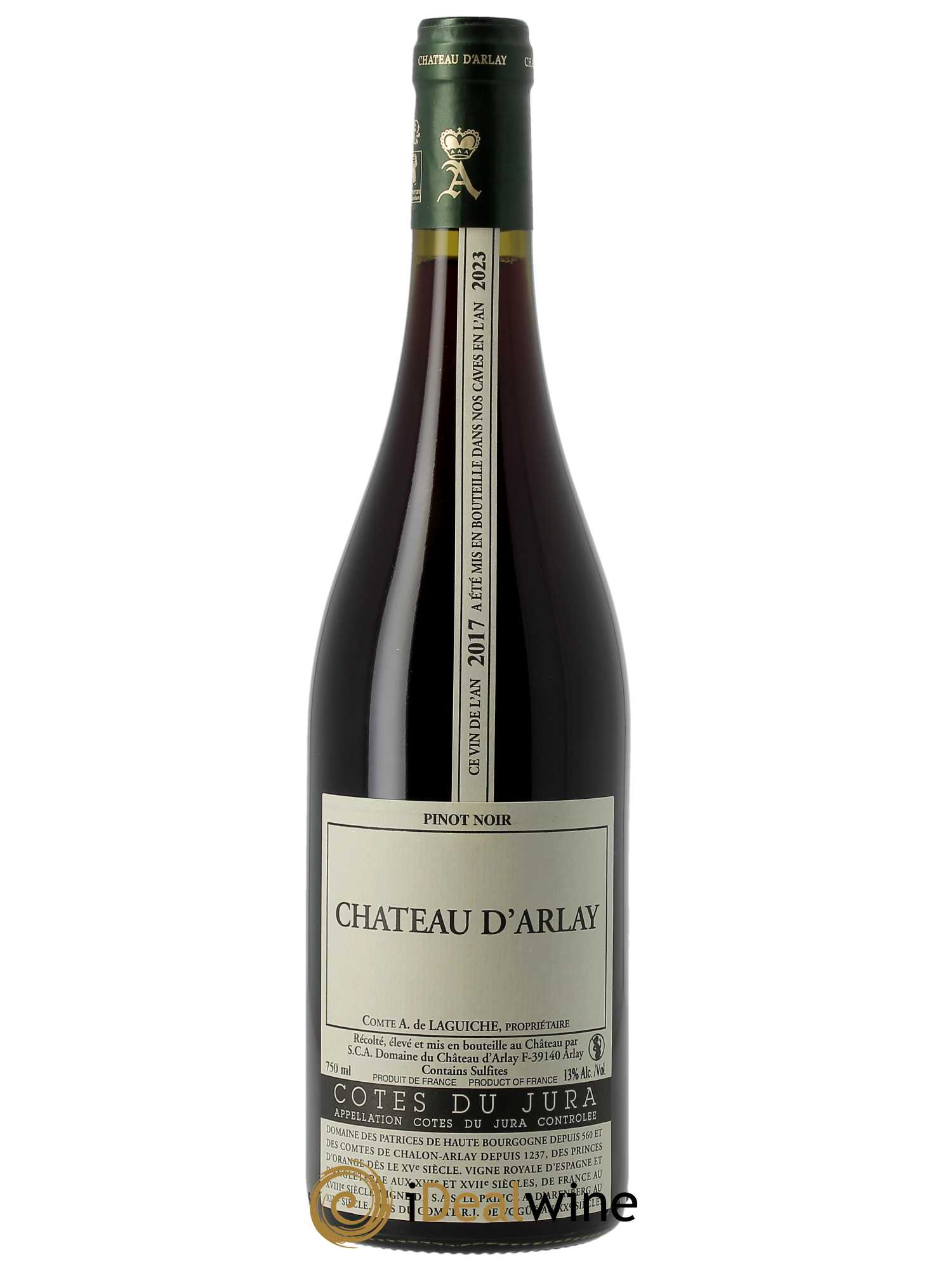 Côtes du Jura Pinot Noir Château d'Arlay 2017 - Lot of 1 bottle - 0