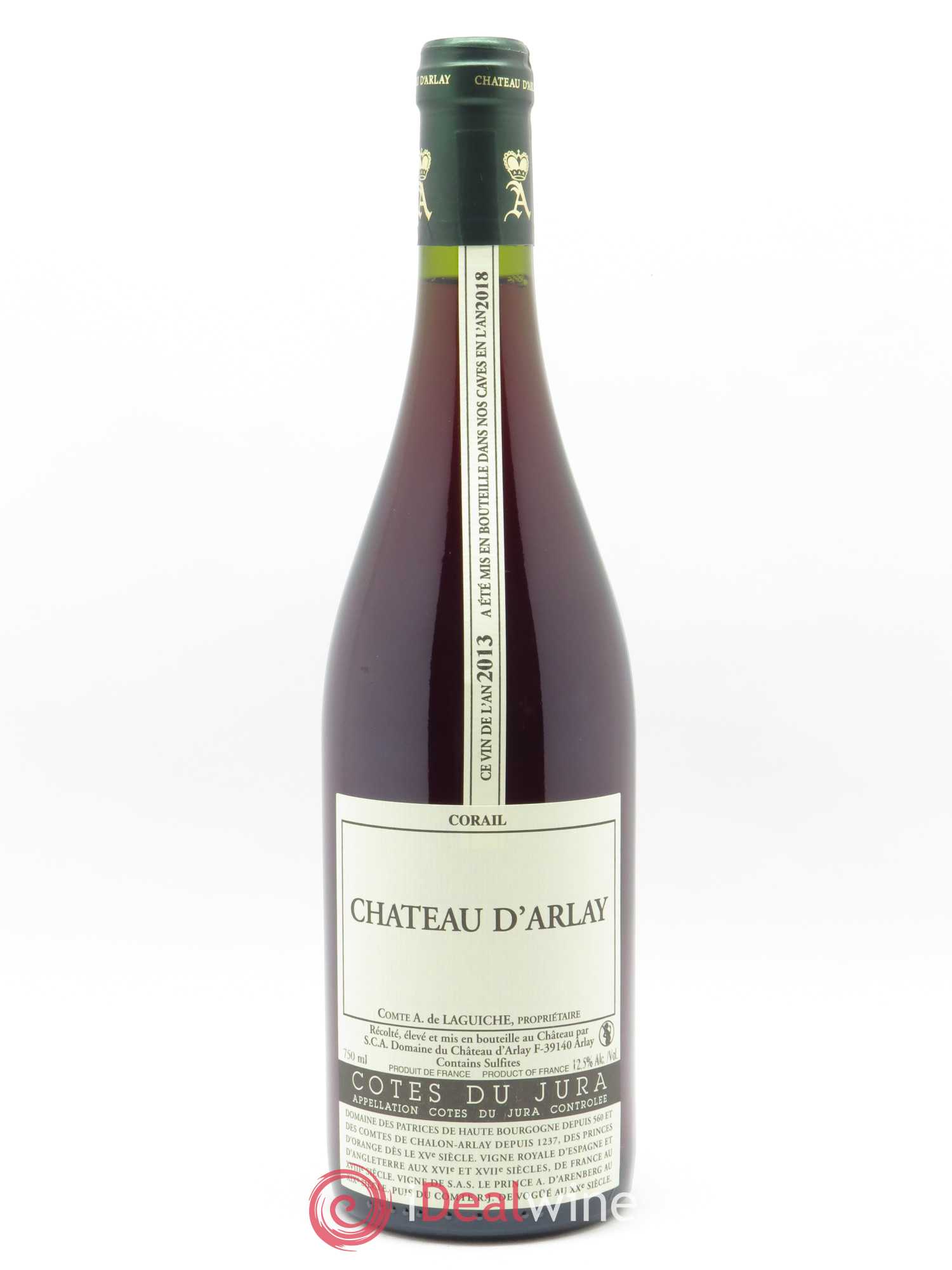 Côtes du Jura Corail Château d'Arlay 2013 - Lot de 1 bouteille - 0