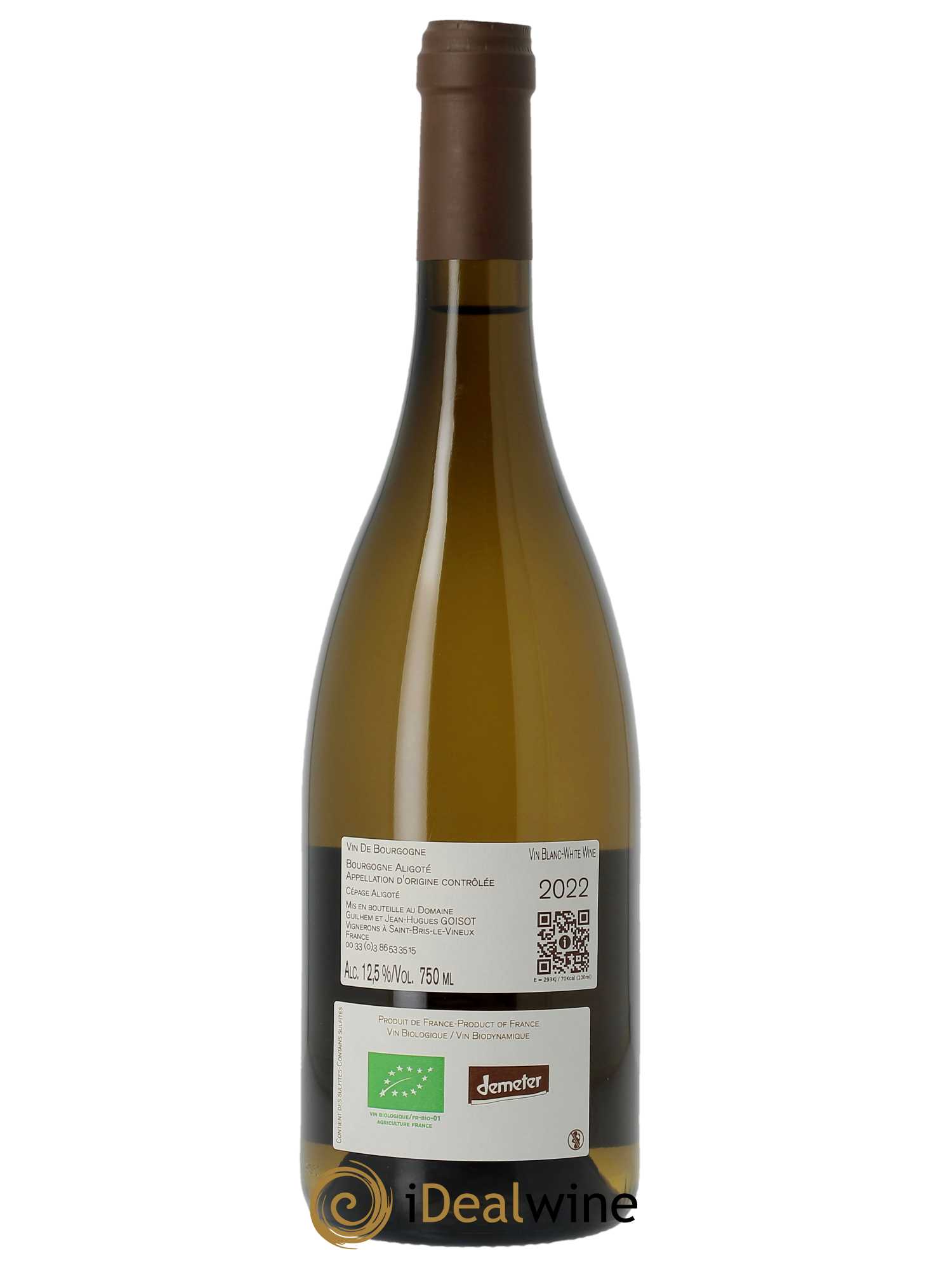 Bourgogne Goisot 2022 - Lot de 1 bouteille - 1
