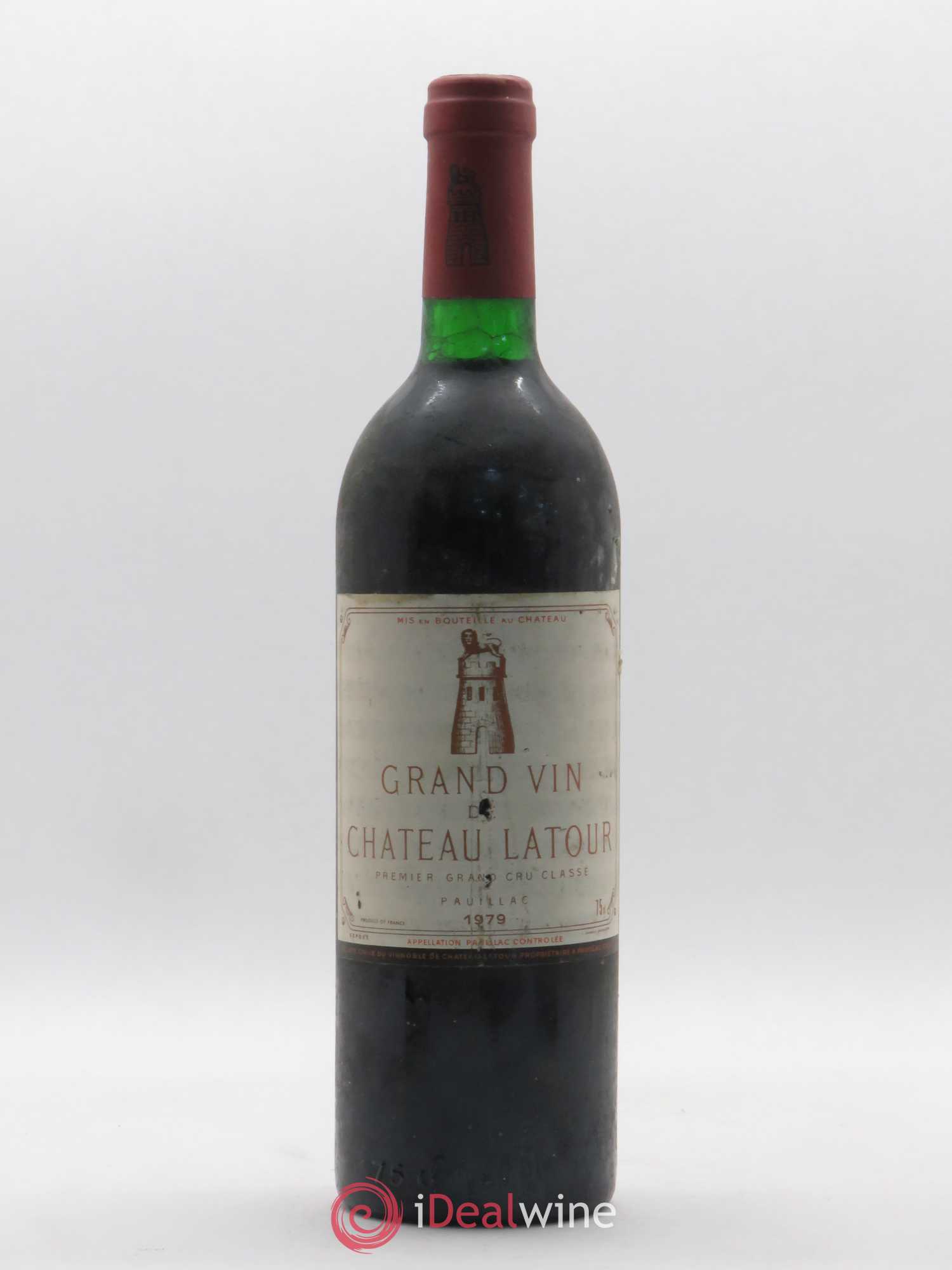 Château Latour 1er Grand Cru Classé 1979 - Lot de 1 bouteille - 0