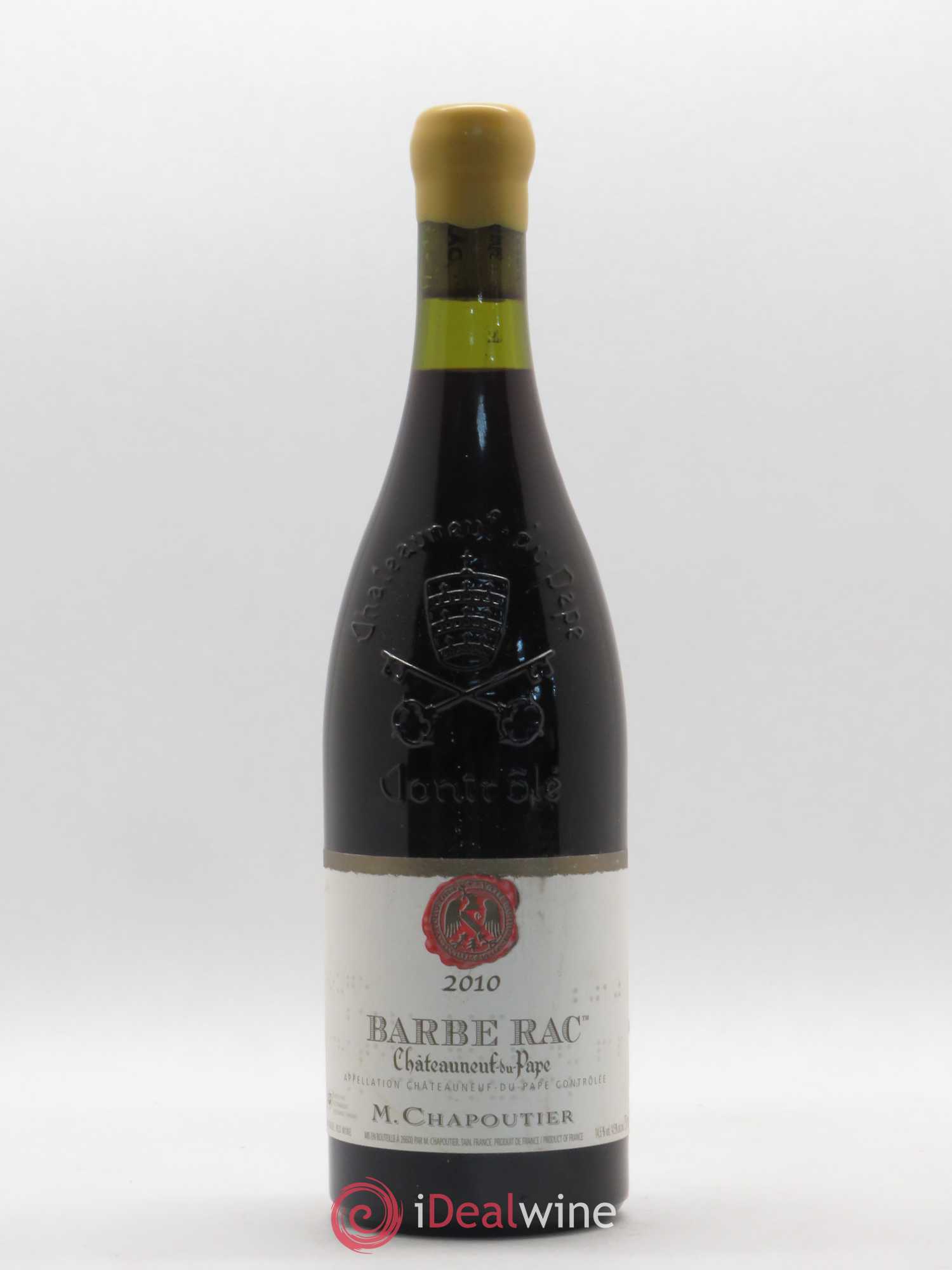 Châteauneuf-du-Pape Barbe Rac Chapoutier 2010 - Lot de 1 bouteille - 0