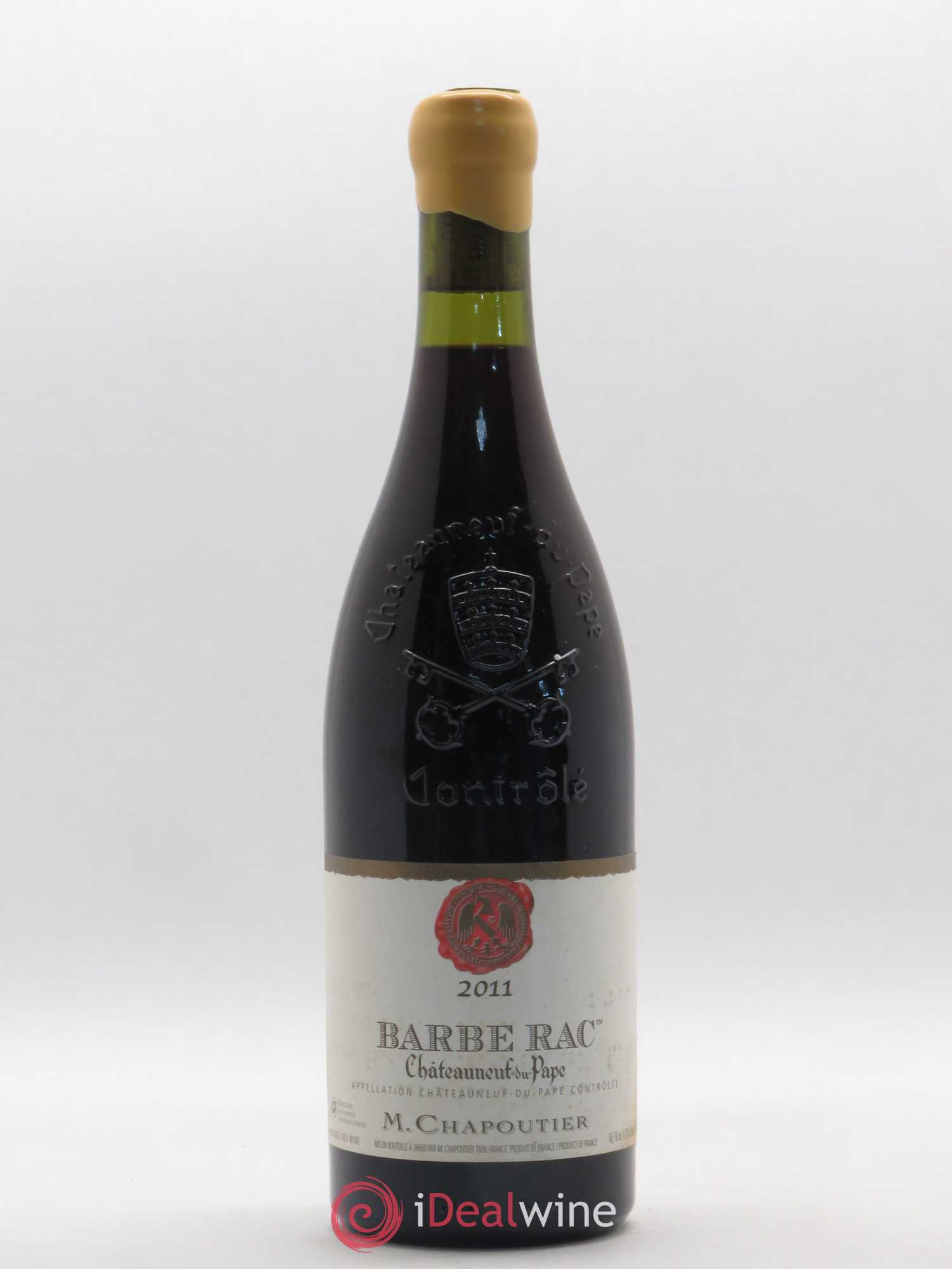 Châteauneuf-du-Pape Barbe Rac Chapoutier 2011 - Posten von 1 Flasche - 0