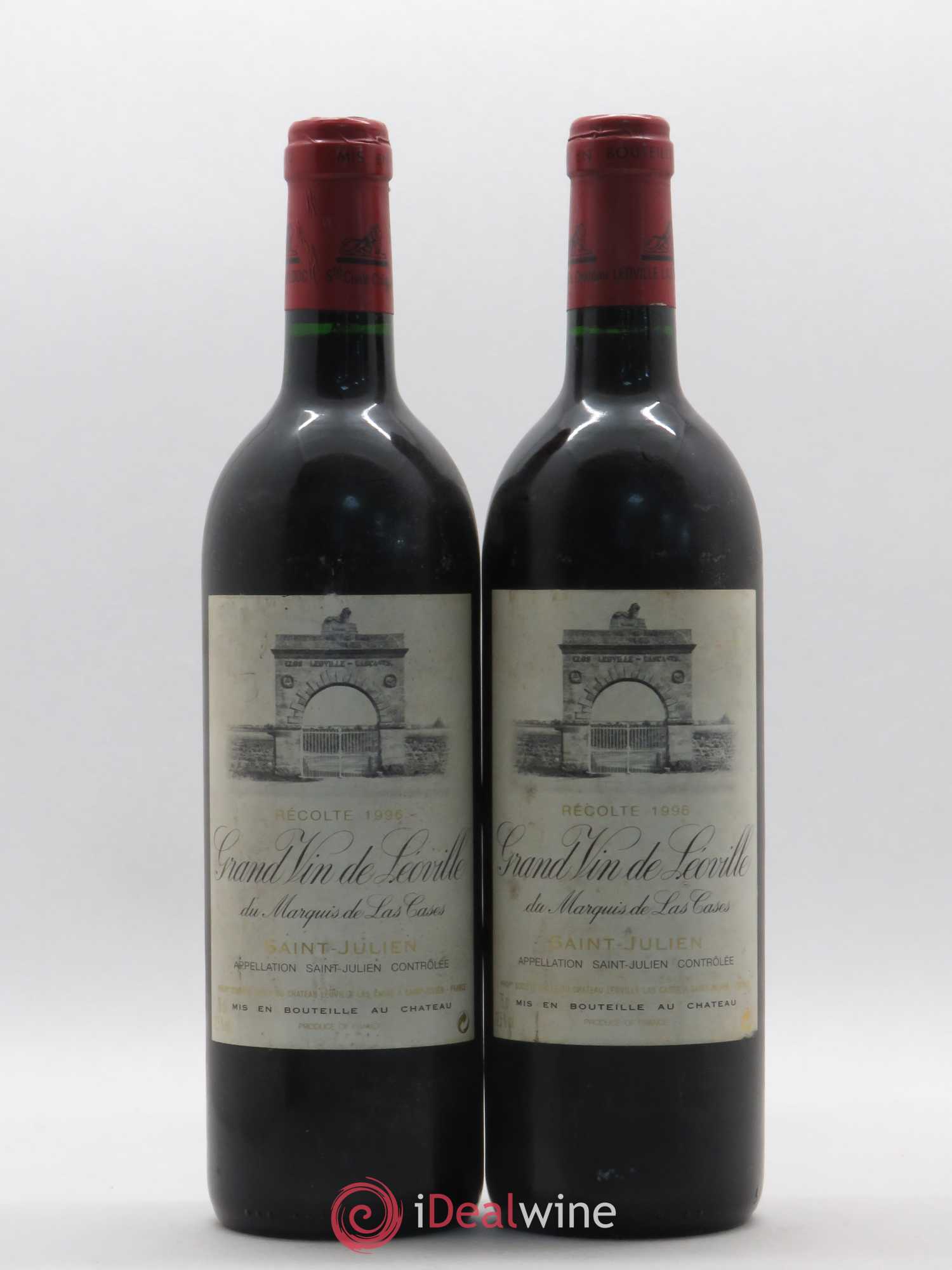 Château Léoville Las Cases 2ème Grand Cru Classé 1996 - Lot de 2 bouteilles - 0