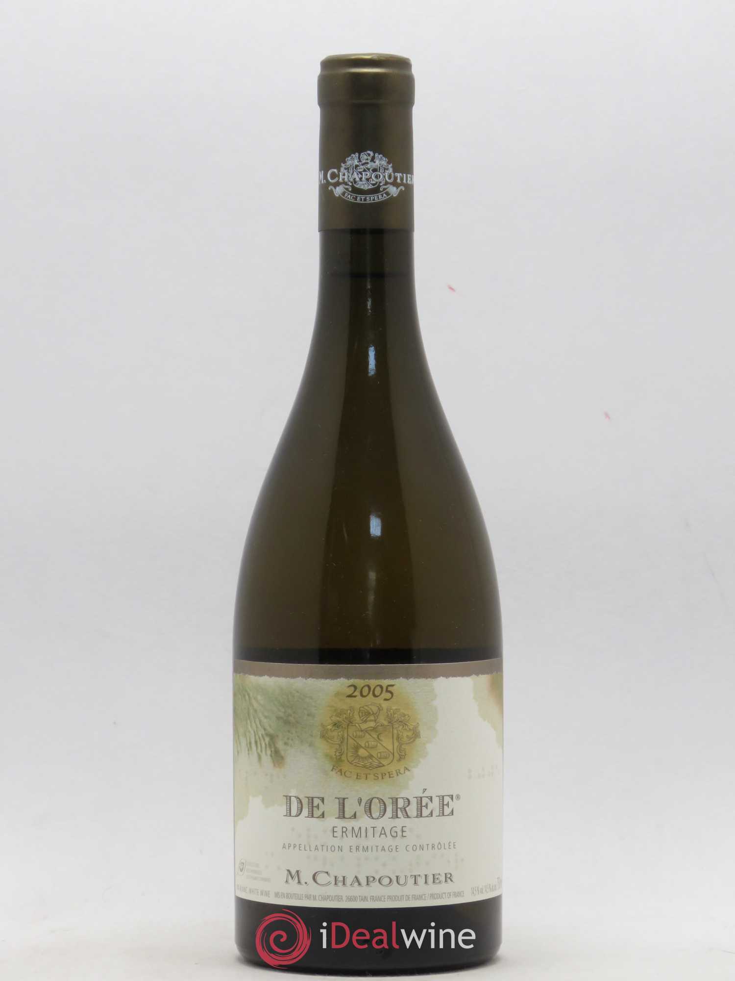 Hermitage Ermitage de l'Orée Chapoutier 2005 - Lot de 1 bouteille - 0