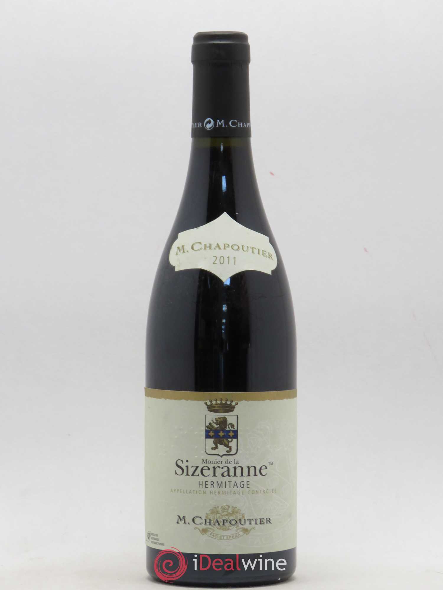 Hermitage Monier de La Sizeranne Chapoutier 2011 - Lot de 1 bouteille - 0