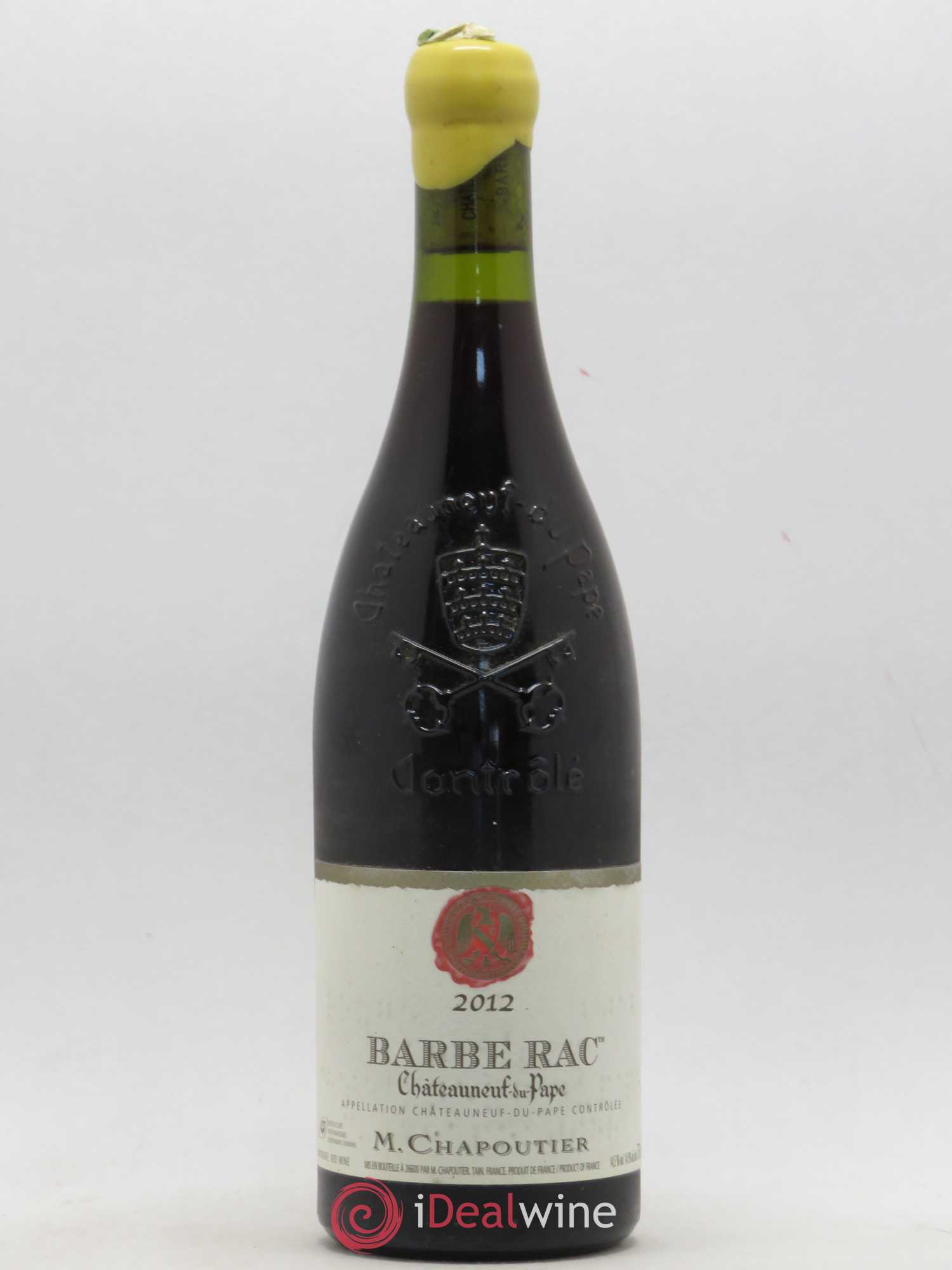 Châteauneuf-du-Pape Barbe Rac Chapoutier 2012 - Posten von 1 Flasche - 0