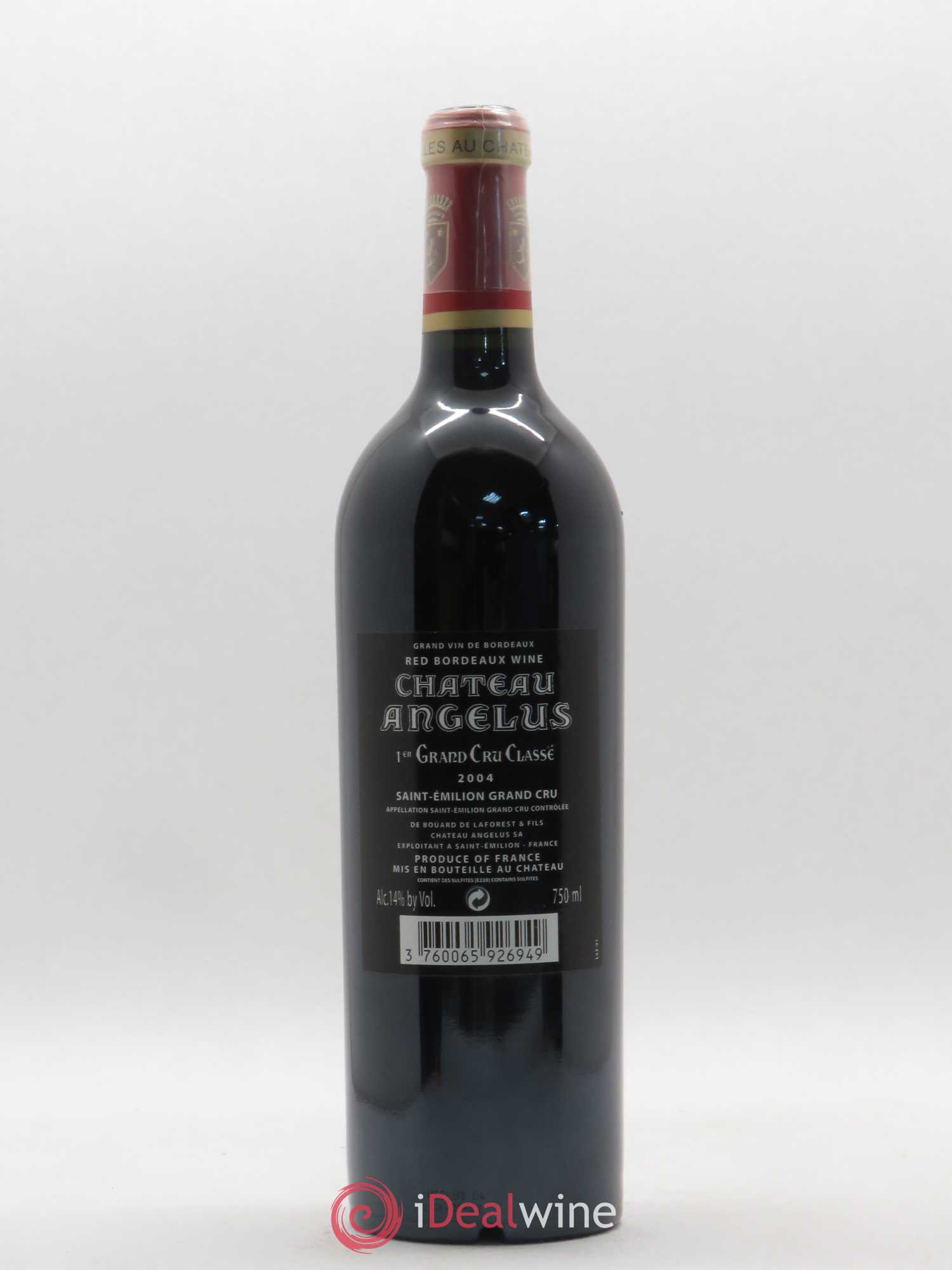 Château Angélus 1er Grand Cru Classé A 2004 - Lot de 1 bouteille - 1