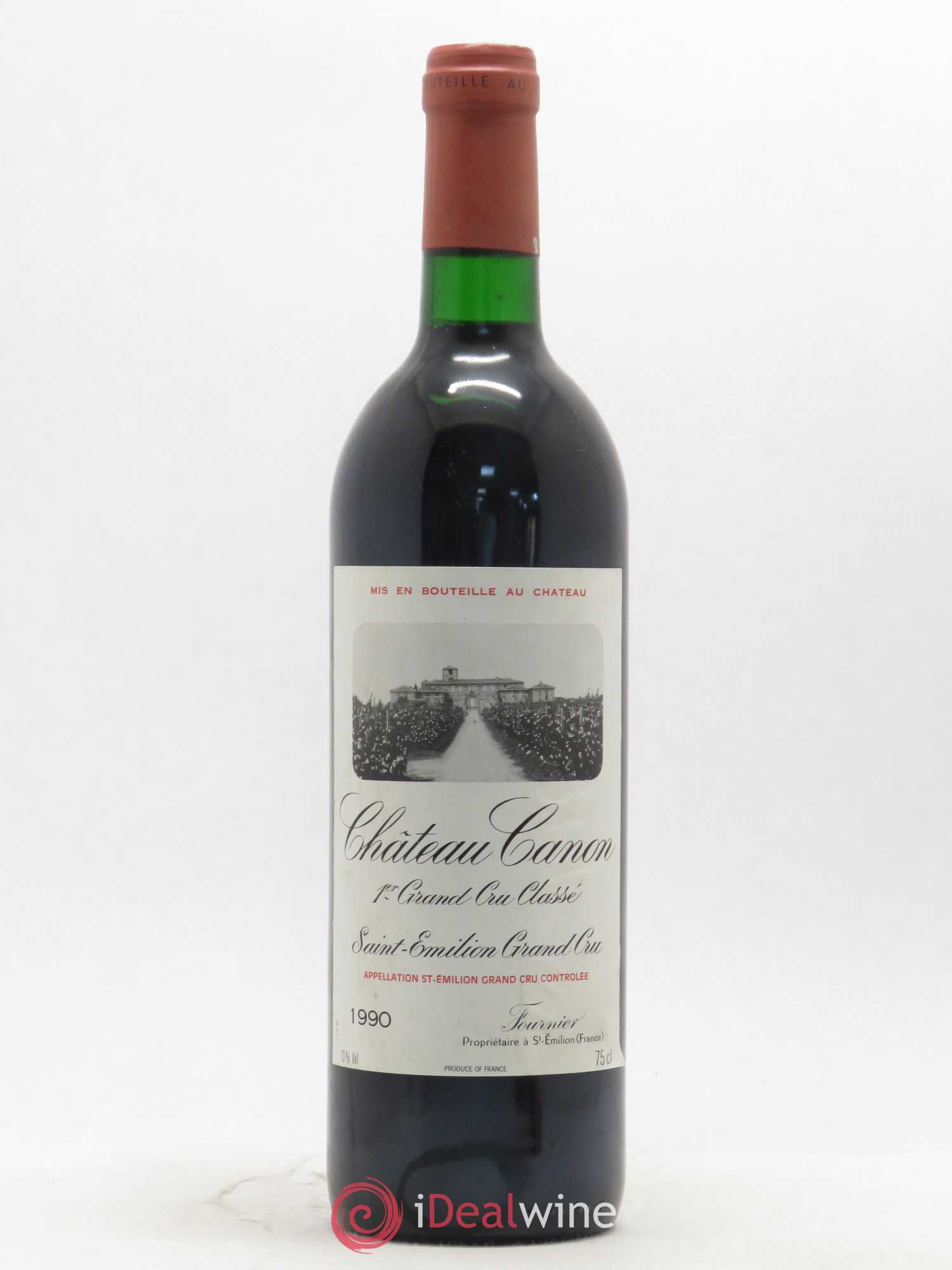 Château Canon 1er Grand Cru Classé B 1990 - Lot de 1 bouteille - 0