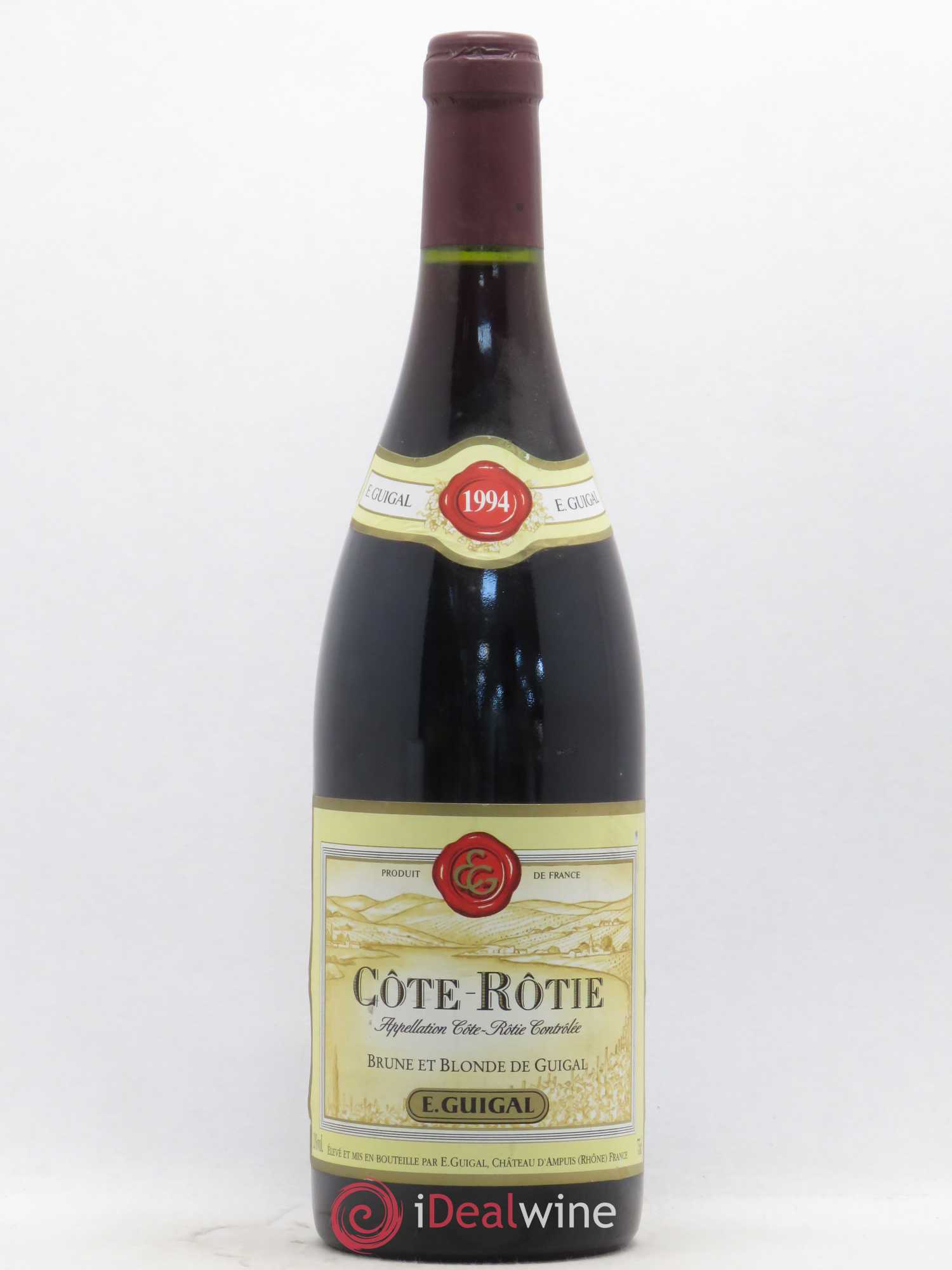 Côte-Rôtie Côtes Brune et Blonde Guigal 1994 - Lot de 1 bouteille - 0