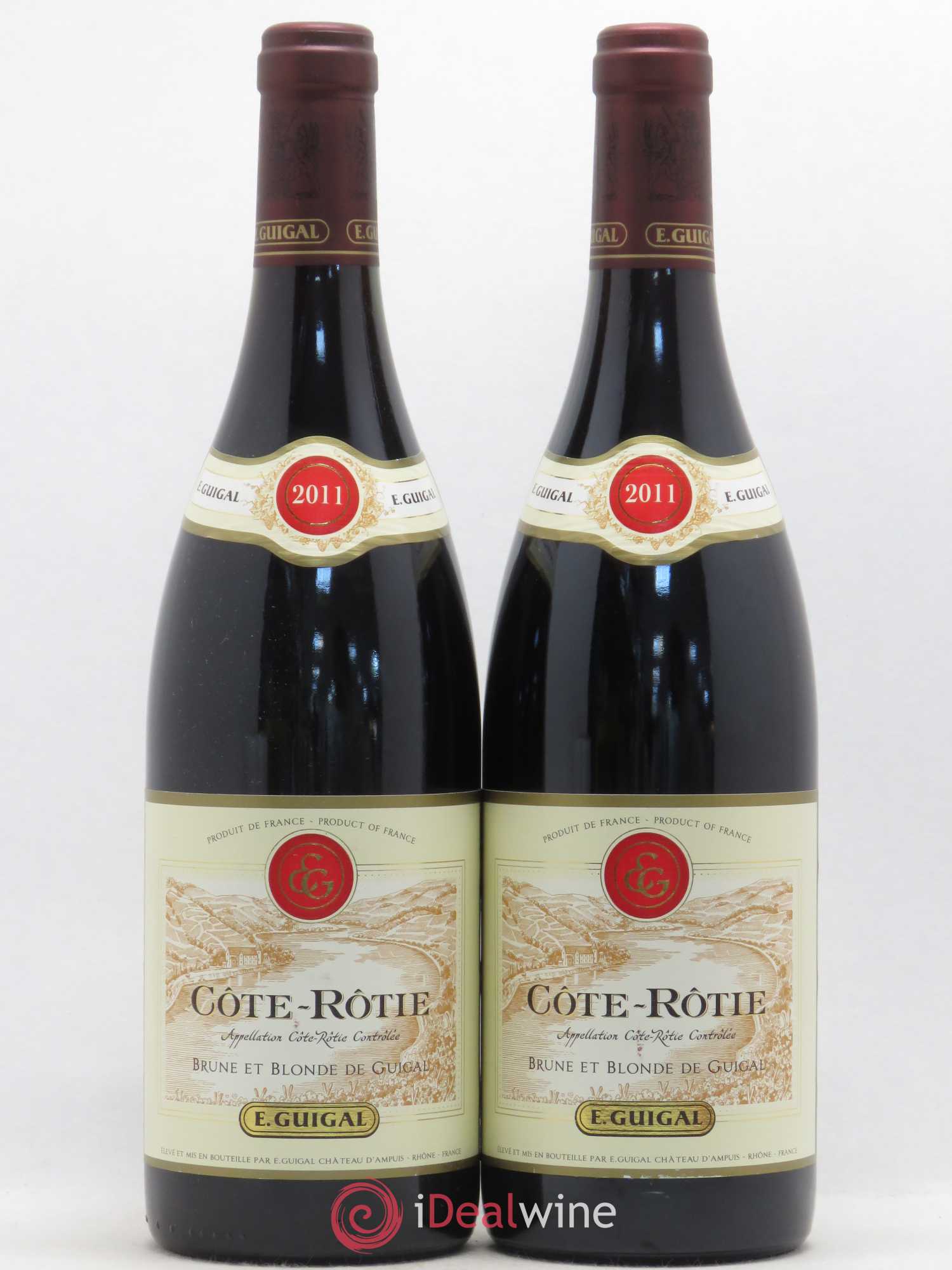 Côte-Rôtie Côtes Brune et Blonde Guigal 2011 - Lot de 2 bouteilles - 0
