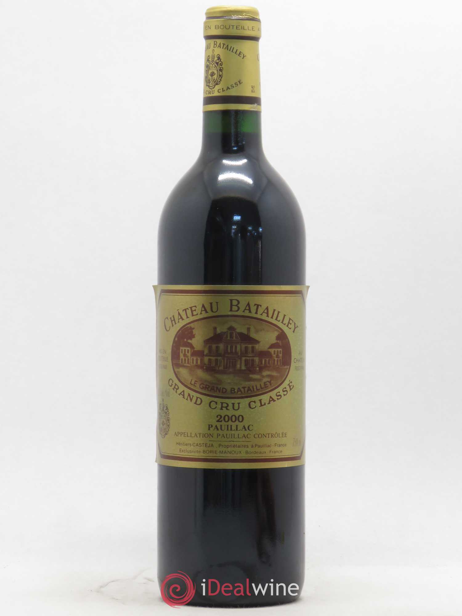 Château Batailley 5ème Grand Cru Classé 2000 - Lot de 1 bouteille - 0