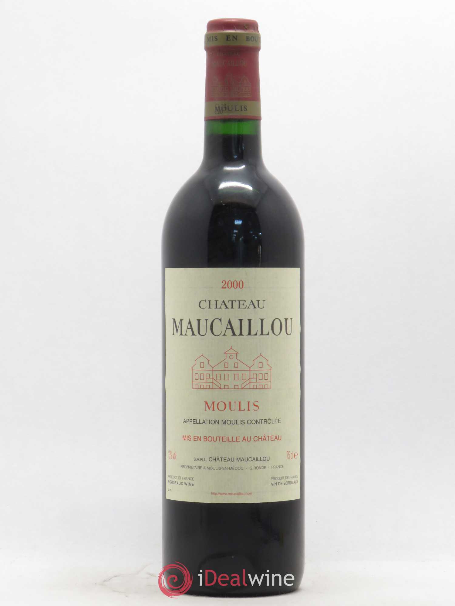 Château Maucaillou 2000 - Lot de 1 bouteille - 0