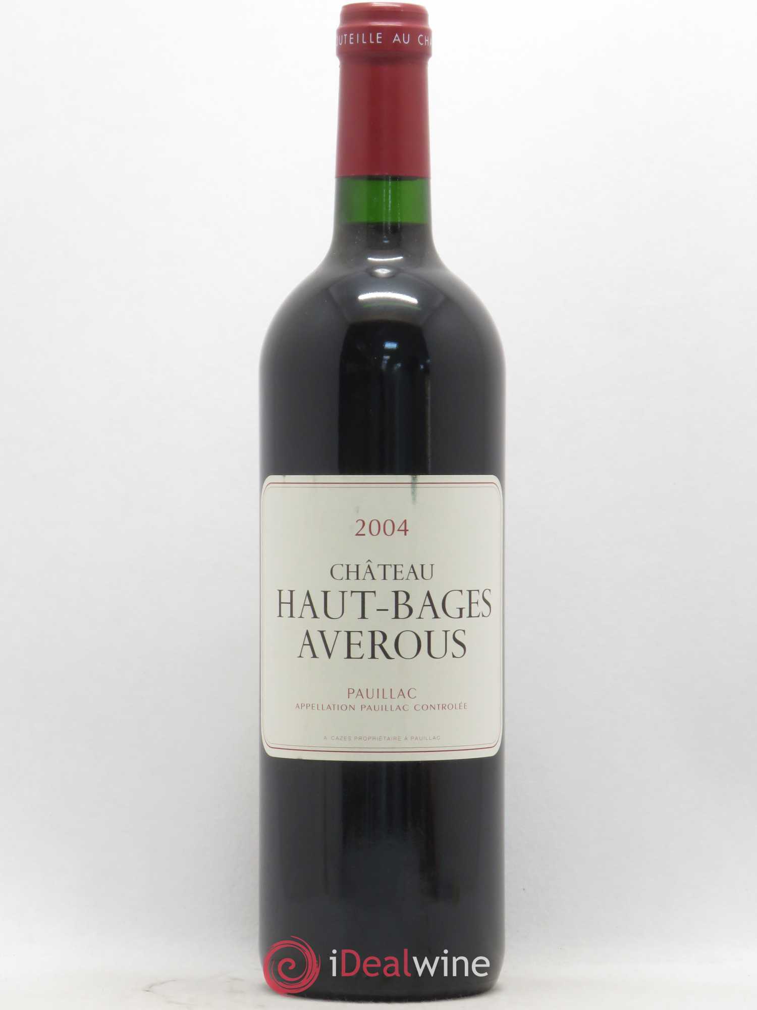 Château Haut Bages Averous Cru Bourgeois 2004 - Lot de 1 bouteille - 0