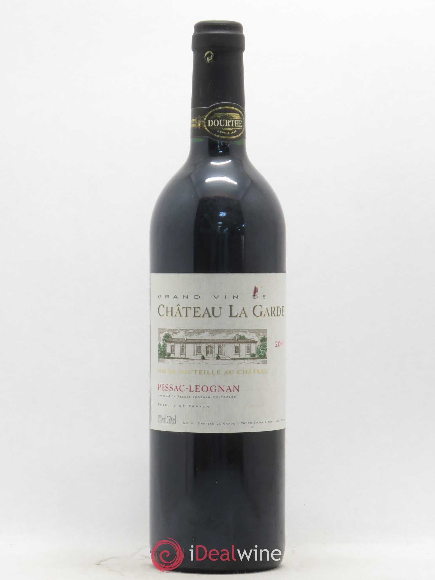 Château la Garde 2000 - Lot de 1 bouteille - 0