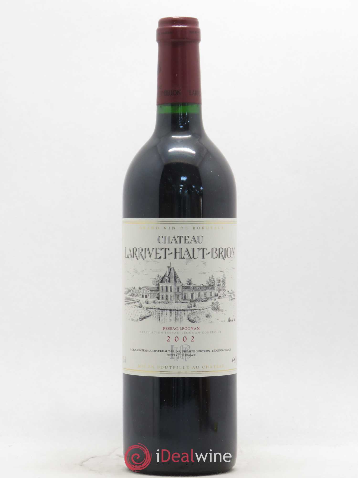 Château Larrivet Haut-Brion 2002 - Lot de 1 bouteille - 0