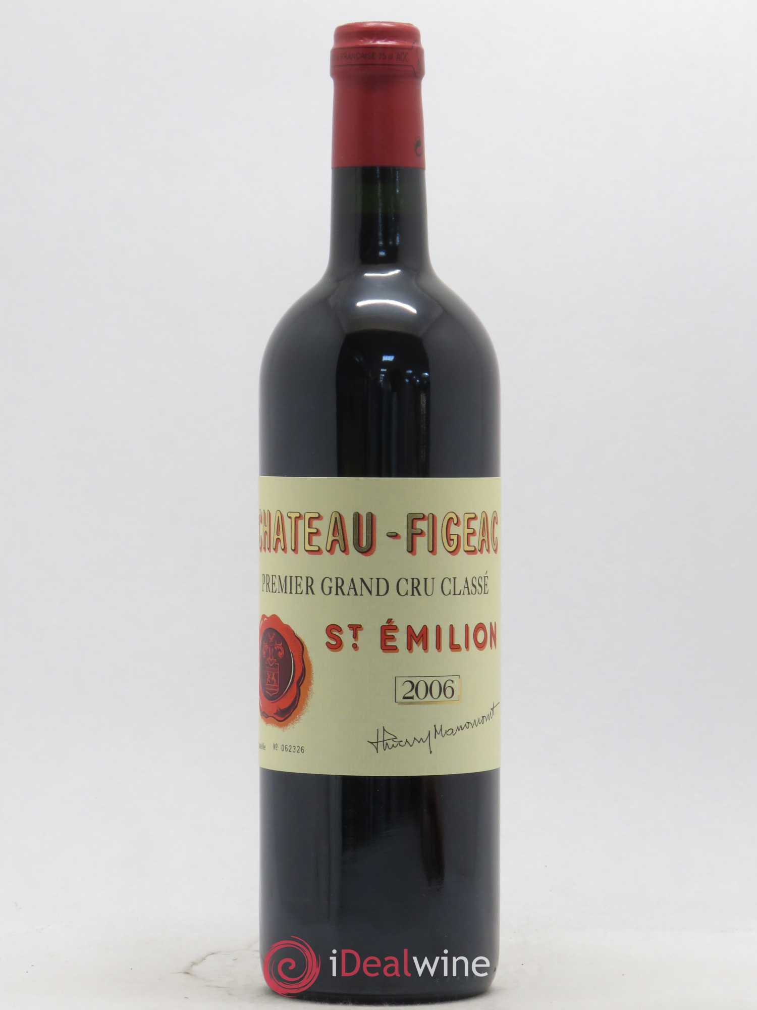 Château Figeac 1er Grand Cru Classé A 2006 - Lot de 1 bouteille - 0