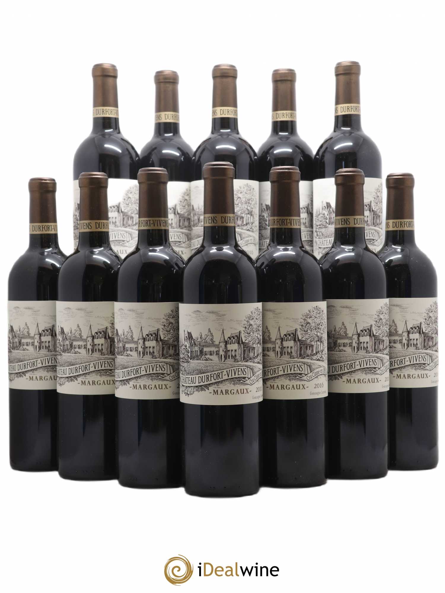 Château Durfort Vivens 2ème Grand Cru Classé 2016 - Lot de 12 bouteilles - 0