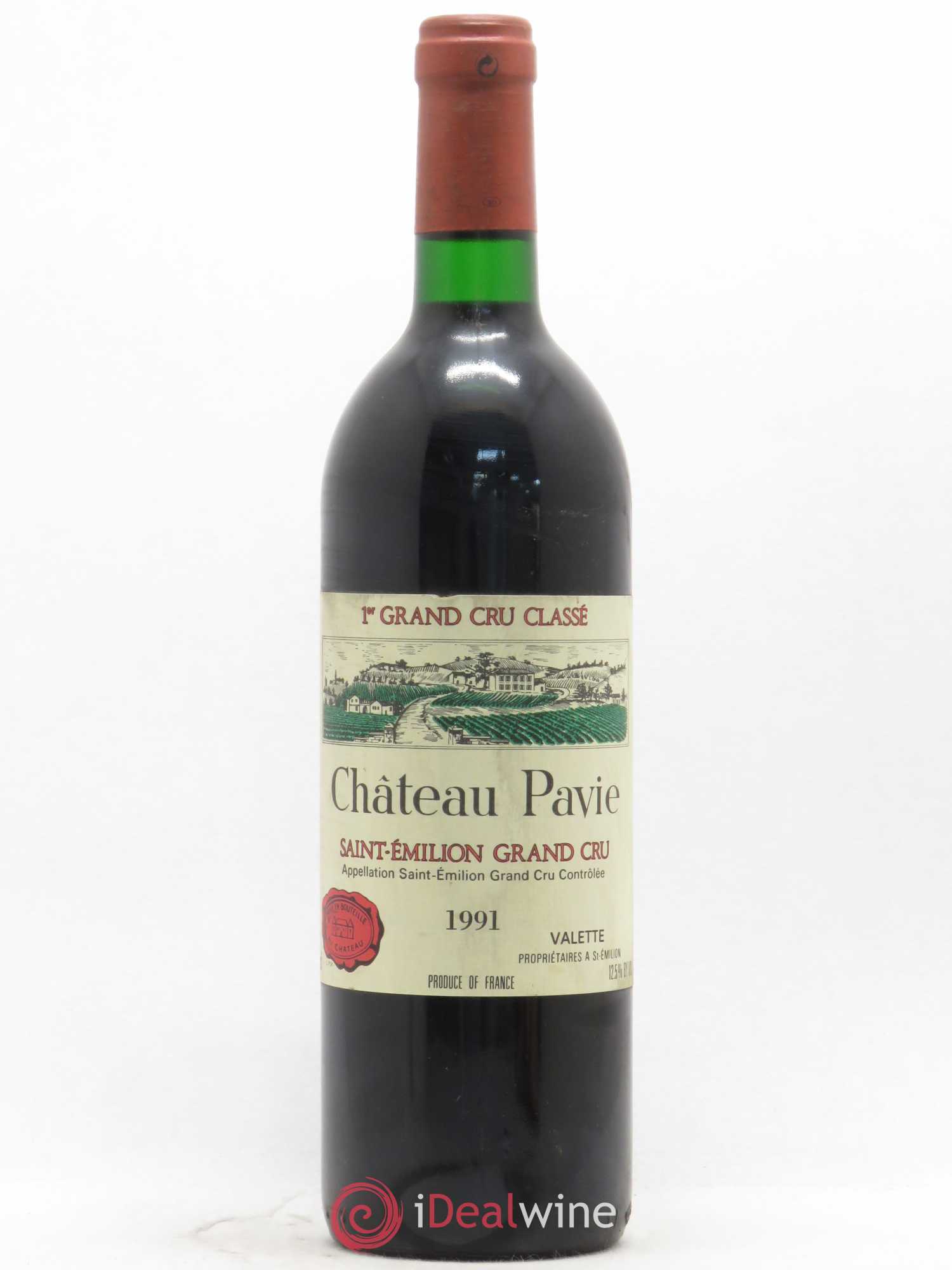 Château Pavie 1er Grand Cru Classé A 1991 - Lot de 1 bouteille - 0